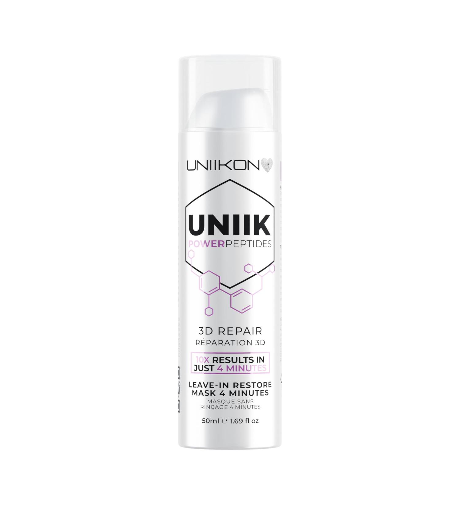 UNIIKON - UNIIK PowerPeptides Leave-In Mask - 4 min Express Repair Treatment - Restores and Repairs Damaged Hair - 50 ml - Buy Online on GoSupps.com