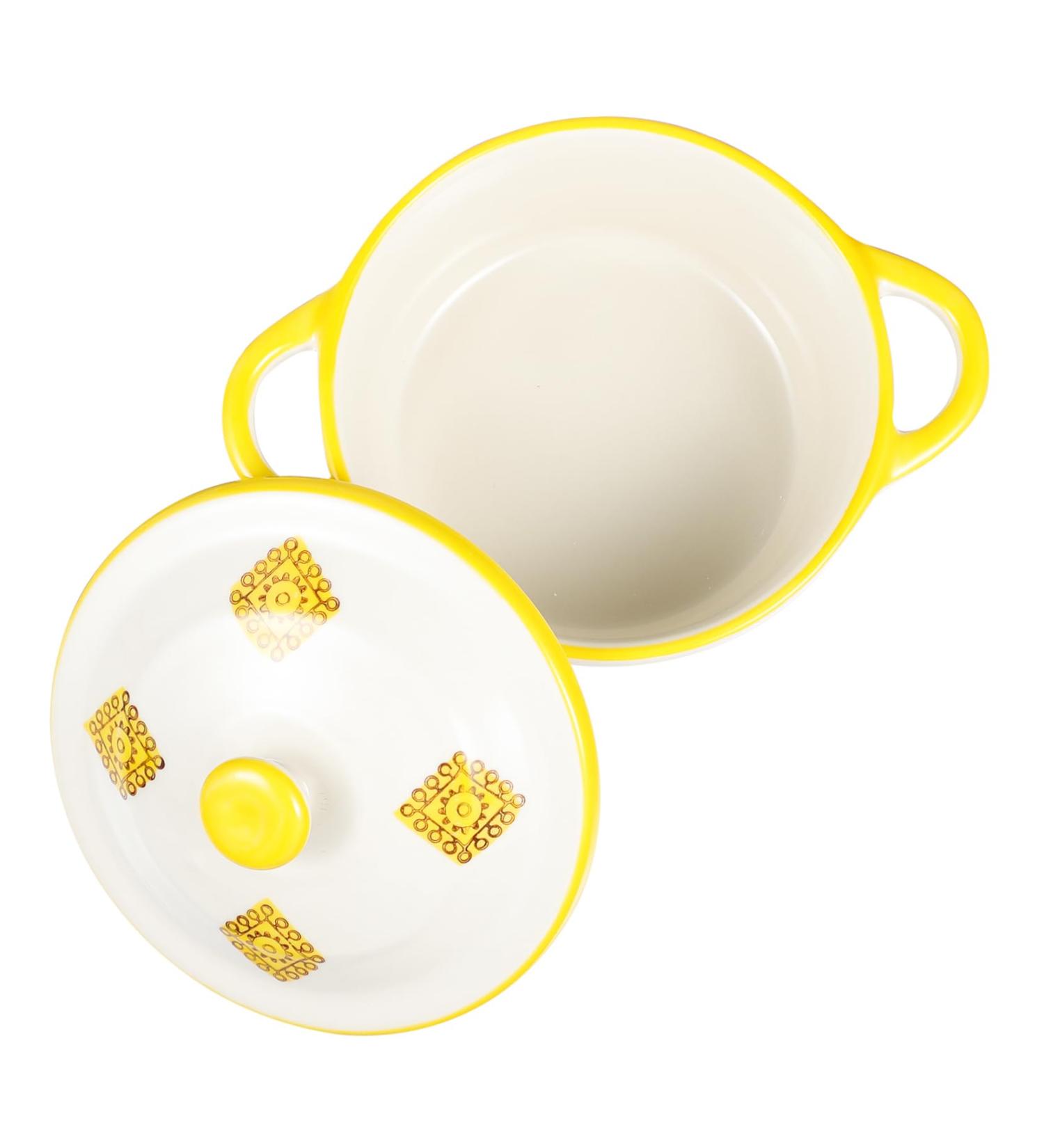 Alipis 1pc Ceramic Steamed Egg Bowl Food Serving Bowl Noodle Ceramic Baking Bowl Kitchen Bowl Child Dessert 13.8x10.3cm Assorted Color-1 - Buy Online on GoSupps.com