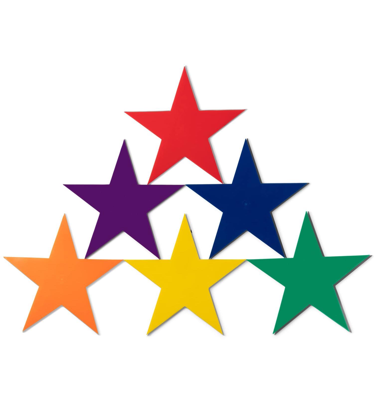 Champion Sports 9-Inch Poly Star Marker Set - Premium Quality Sports Equipment - Buy Online on GoSupps.com