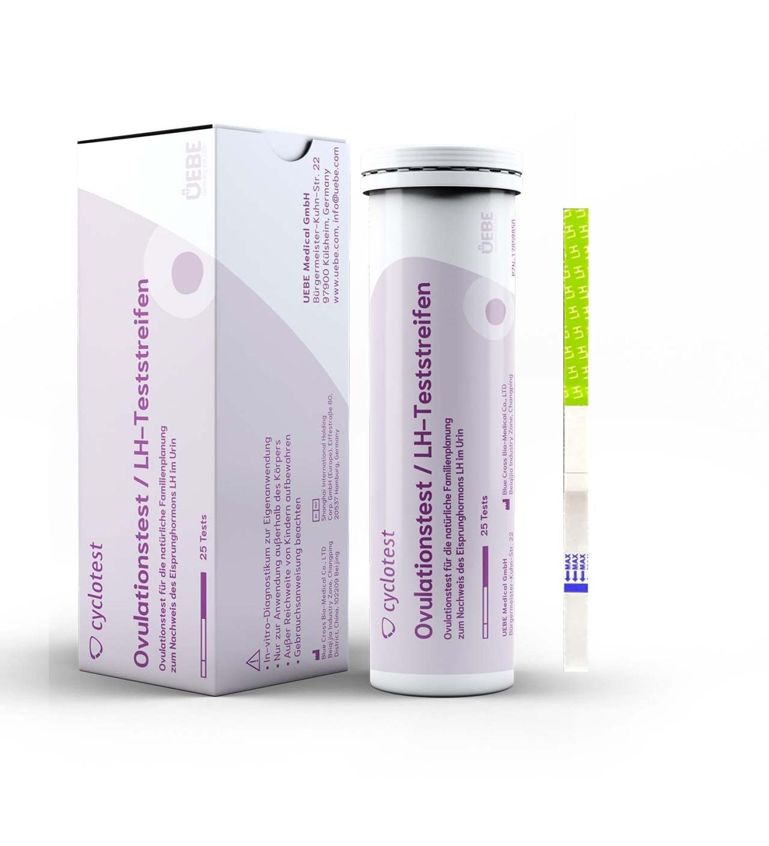 Cyclotest Ovulation Tests - 25 LH Tests for Fertility & Natural Contraception | Accurate & Reliable Results - Buy Online on GoSupps.com