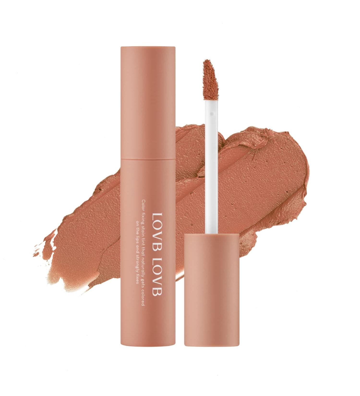 LOVB Color Fixing Stain Tint 0.17 oz - 04 Soft Milktea | Blur Velvet | Lightweight & Smudge-Resistant Formula - Buy Online on GoSupps.com