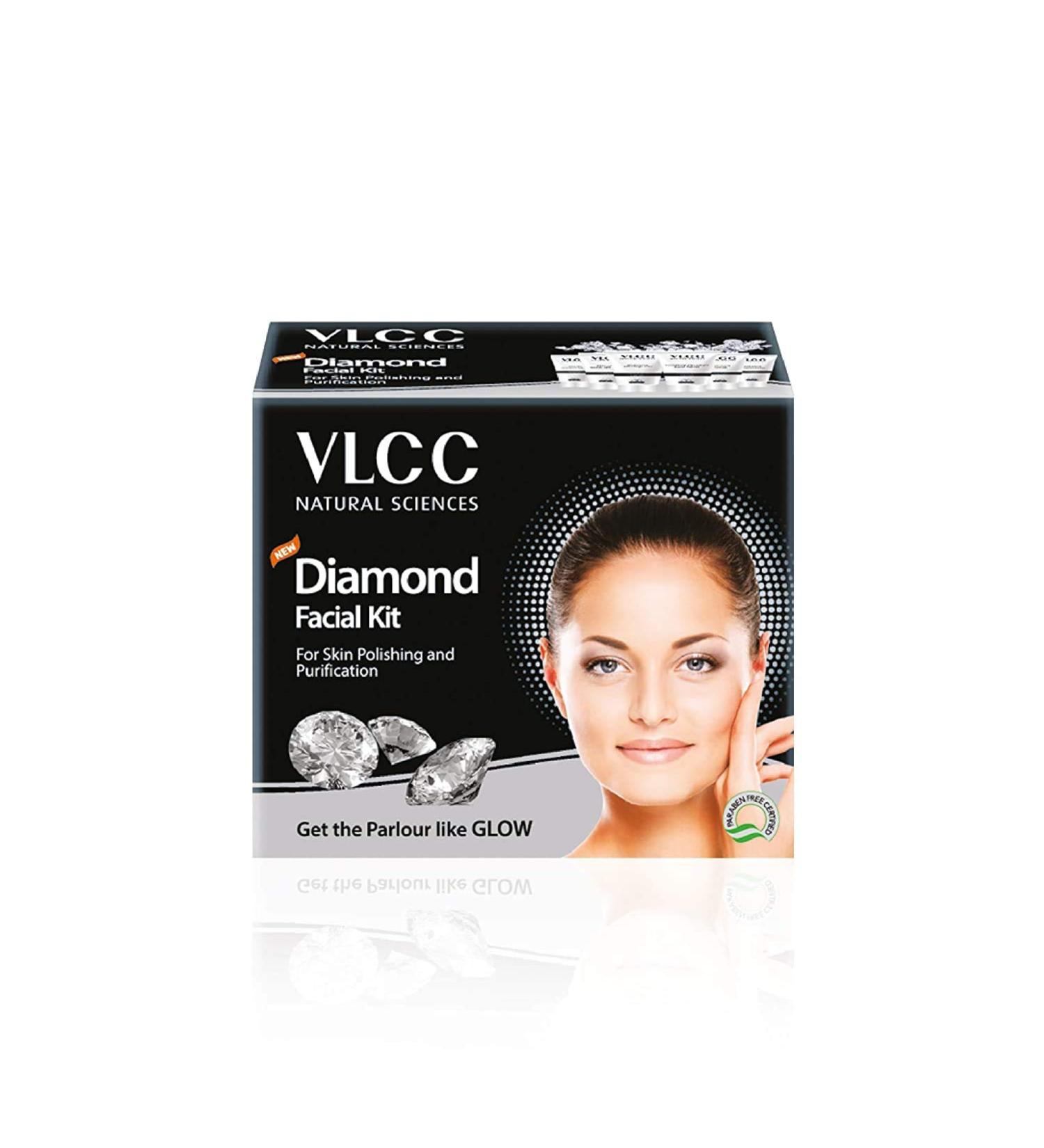 VLCC Diamond Facial Kit - Natural Sciences for Radiant Skin - Buy Online on GoSupps.com
