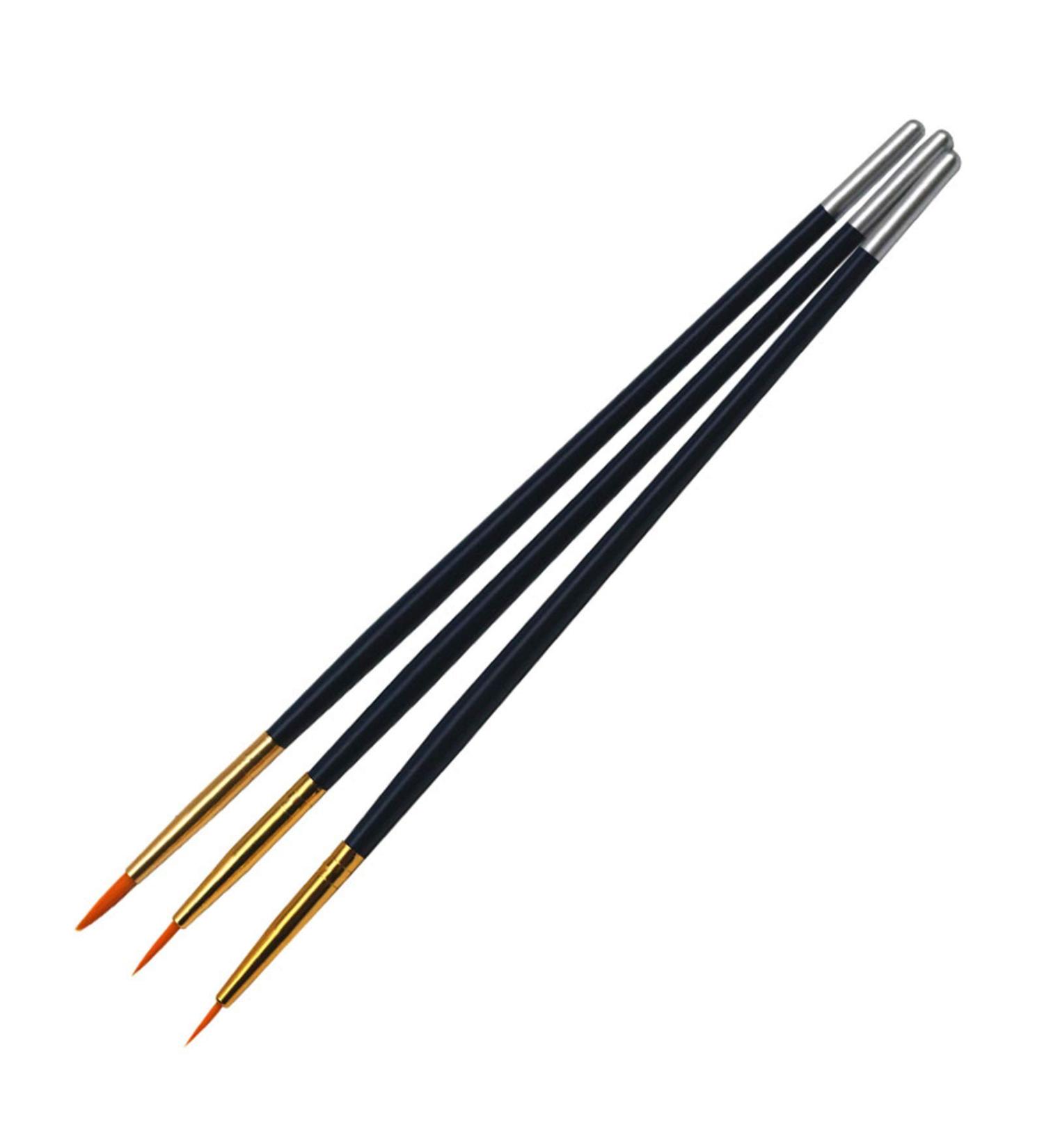 3pcs Nail Art Drawing Pens Set | Embossing & Painting Brushes for DIY Manicure | International Shipping - Buy Online on GoSupps.com