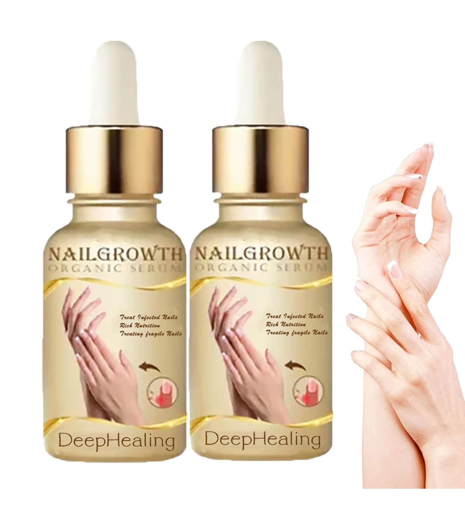 NailGrowth DeepHealing Organic Serum NailGrowth Serum Reconstrux Nail Growth Nail Growth and Strength Serum Nail Growth Serum Nail Repair Essence Serum 30ml (2Pcs) - Buy Online on GoSupps.com