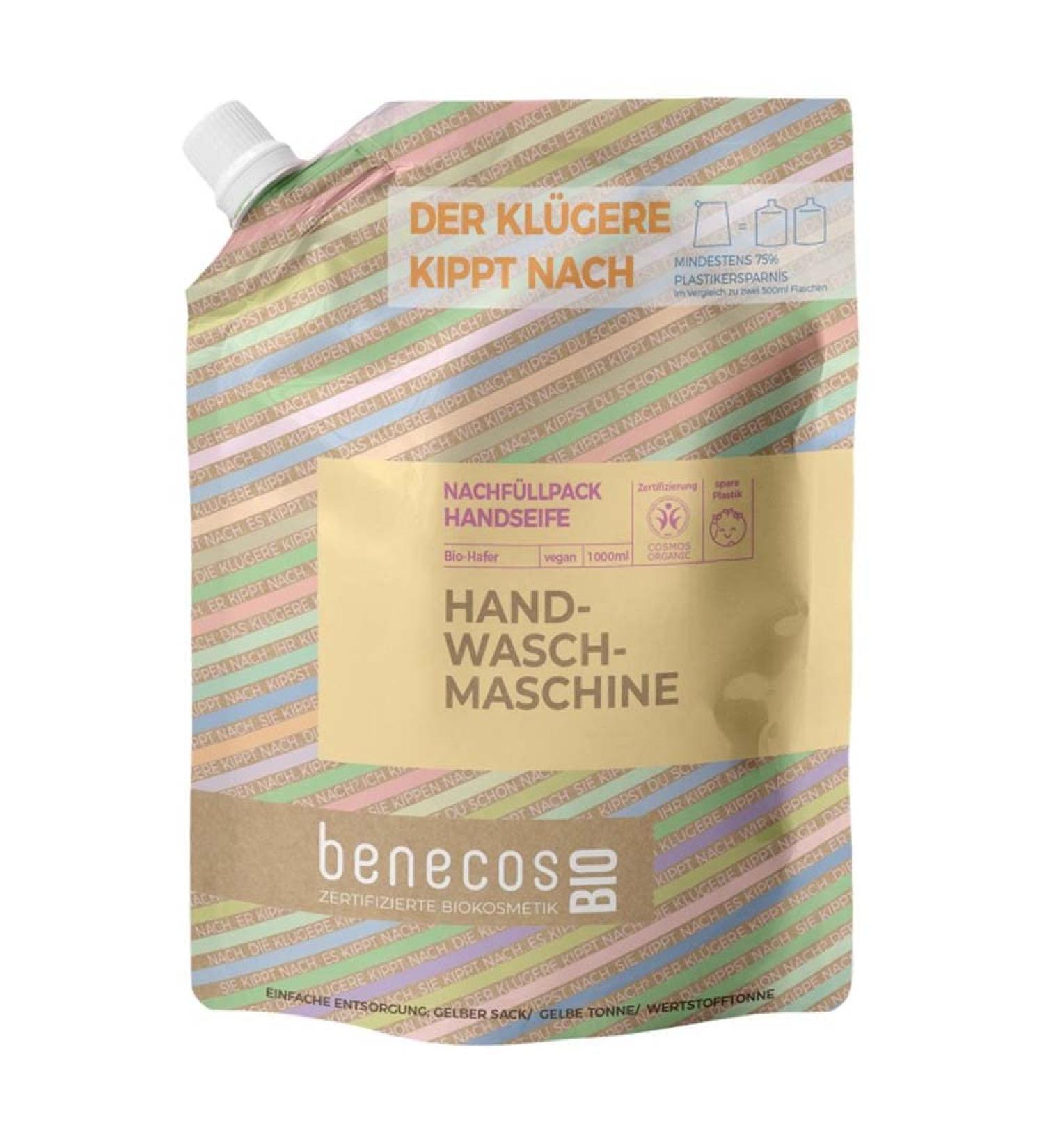 Benecos oats hand soap refill 1 litre (1)