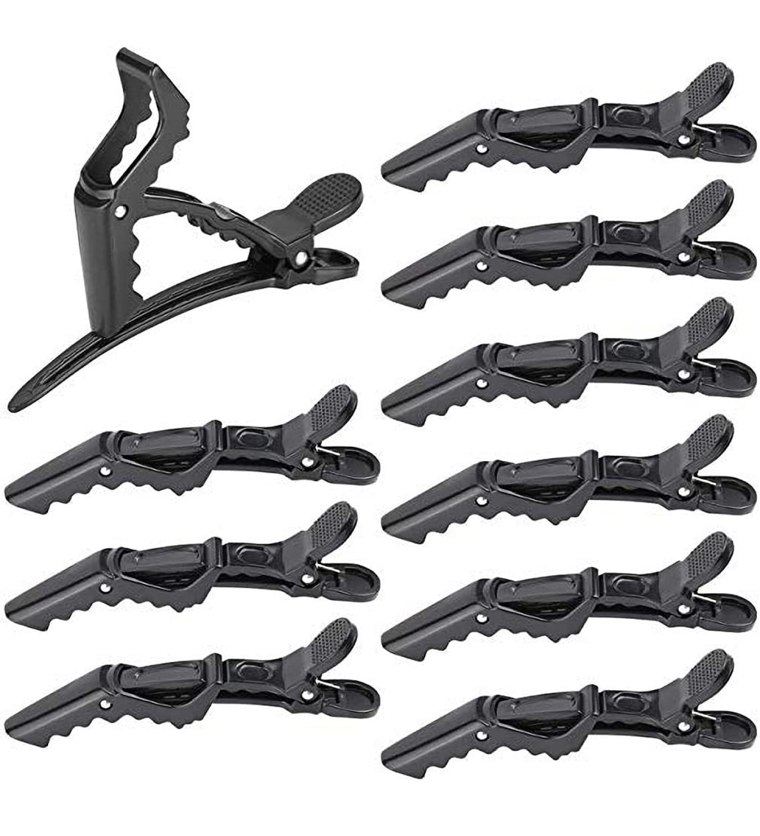 Buy Aobetak 10-Piece Black Hair Clips - Slide-Resistant Wide Teeth Hairdressing Supplies for Women & Girls - International Shipping - Buy Online on GoSupps.com