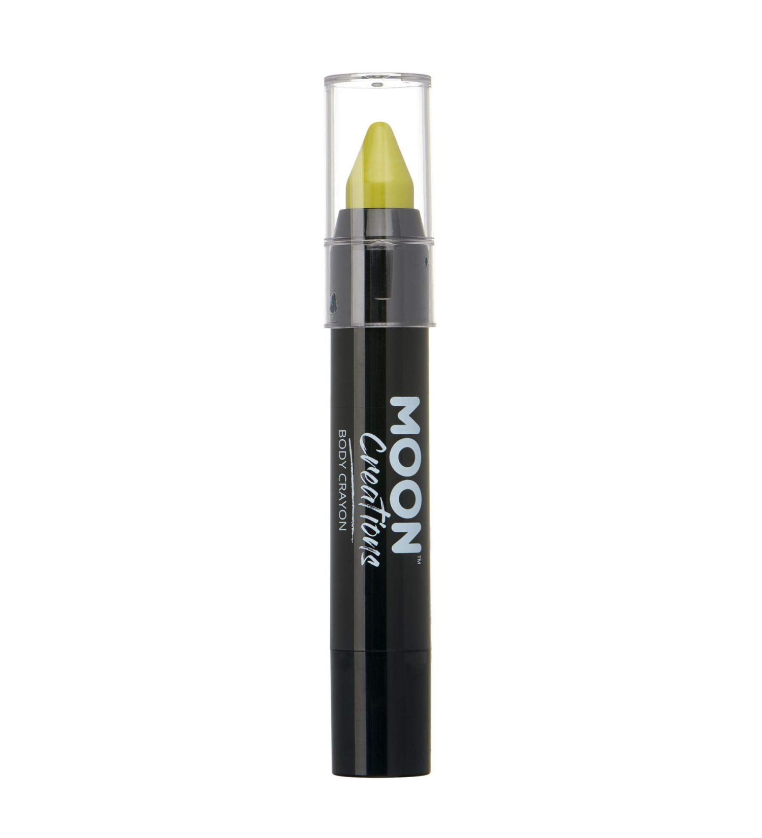 Moon Creations Sweatproof Face Color Code - Lime Green 3.2g | Water-Resistant Cruelty-Free for Costumes & Festivals - Perfect for Halloween Kids & Adults - Buy Online on GoSupps.com