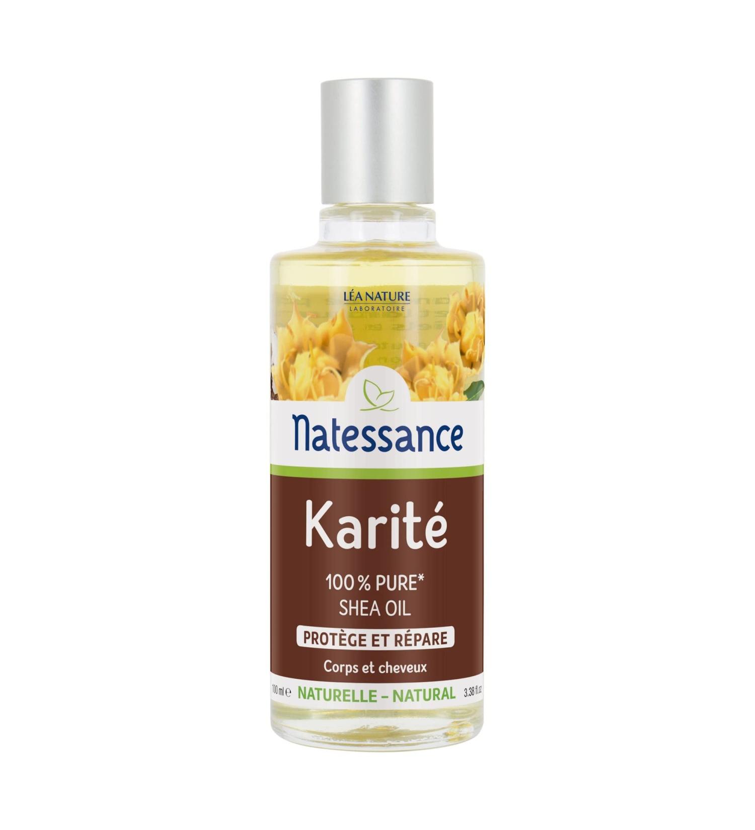 Natessance Nourishing and Restoring Shine To Hair Natural Shea Oil 100 ml