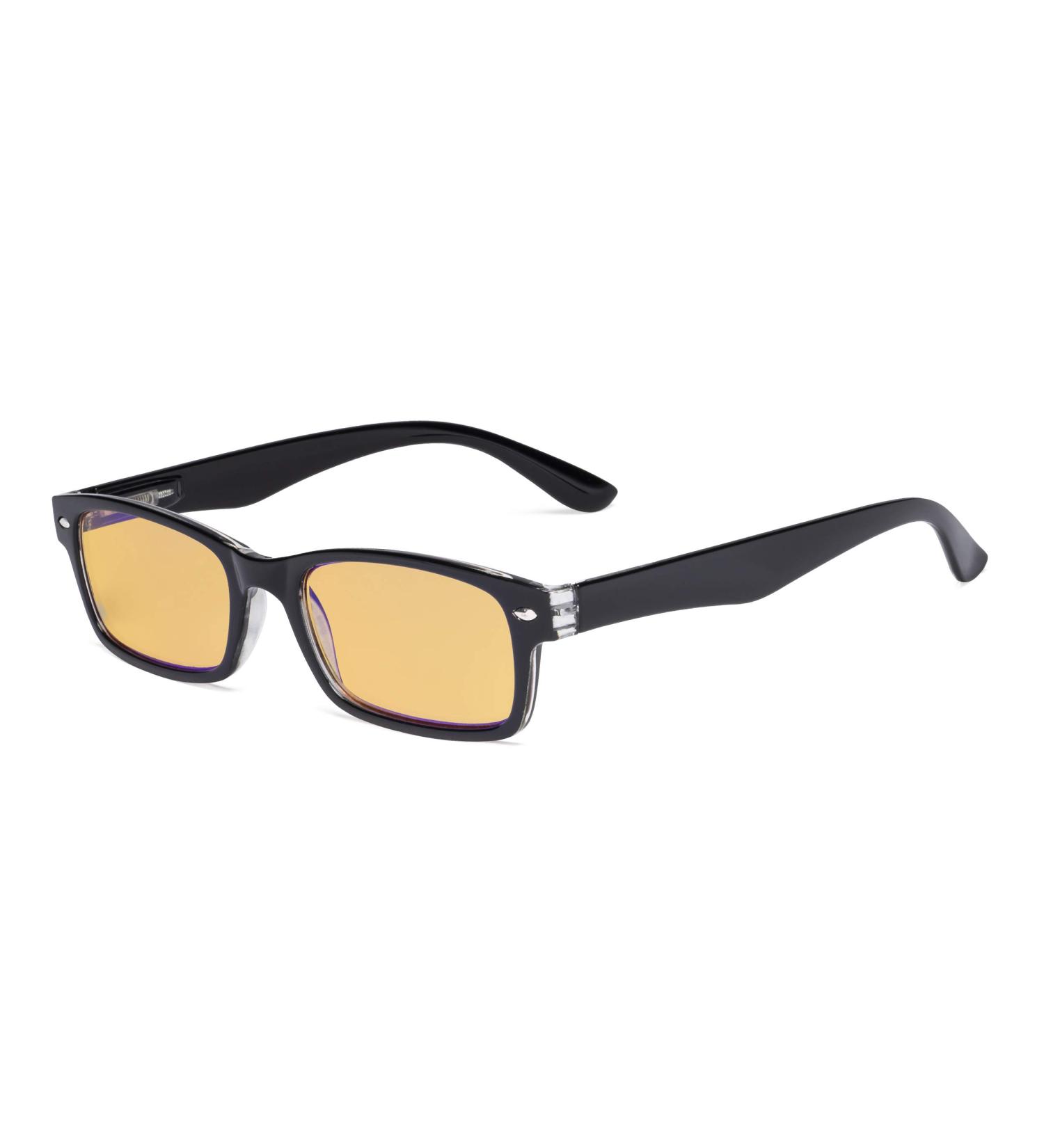 Buy Eyekeper Blue Light Filter Computer Glasses for Women & Men - Classic Black Readers +3.00 BB90 Lens - Spring Hinge Comfort - Buy Online on GoSupps.com