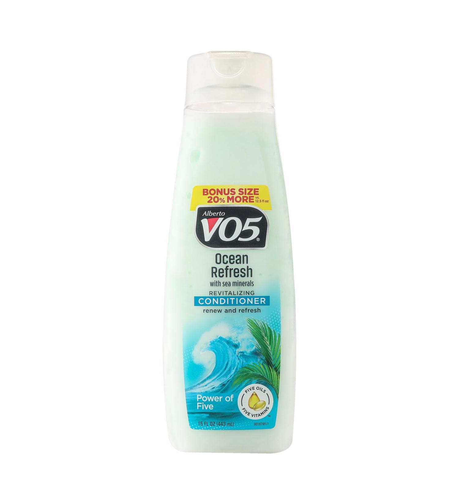 Alberto VO5 Ocean Refresh Conditioner - Revitalizing Hair Care with Essential Vitamins & Fresh Ocean Fragrance - 15 oz | International Shipping Available - Buy Online on GoSupps.com