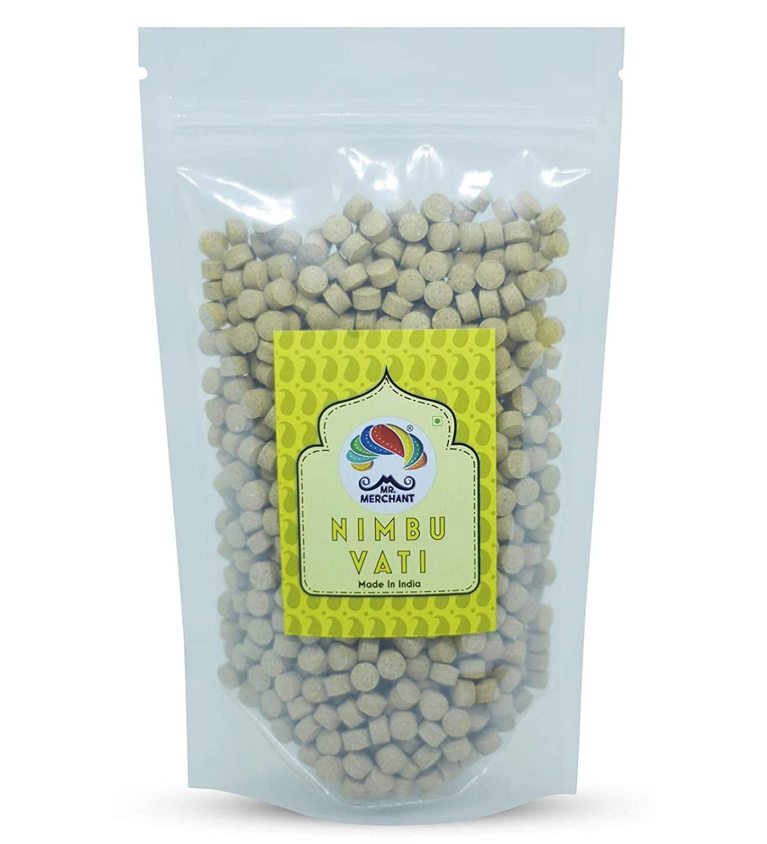 Mr. Merchant Nimbu Vati Satly & Sour Digestive Candy (Khatti Churan Goli Mukhwas Mouthfreshener)400g_Packing May Vary