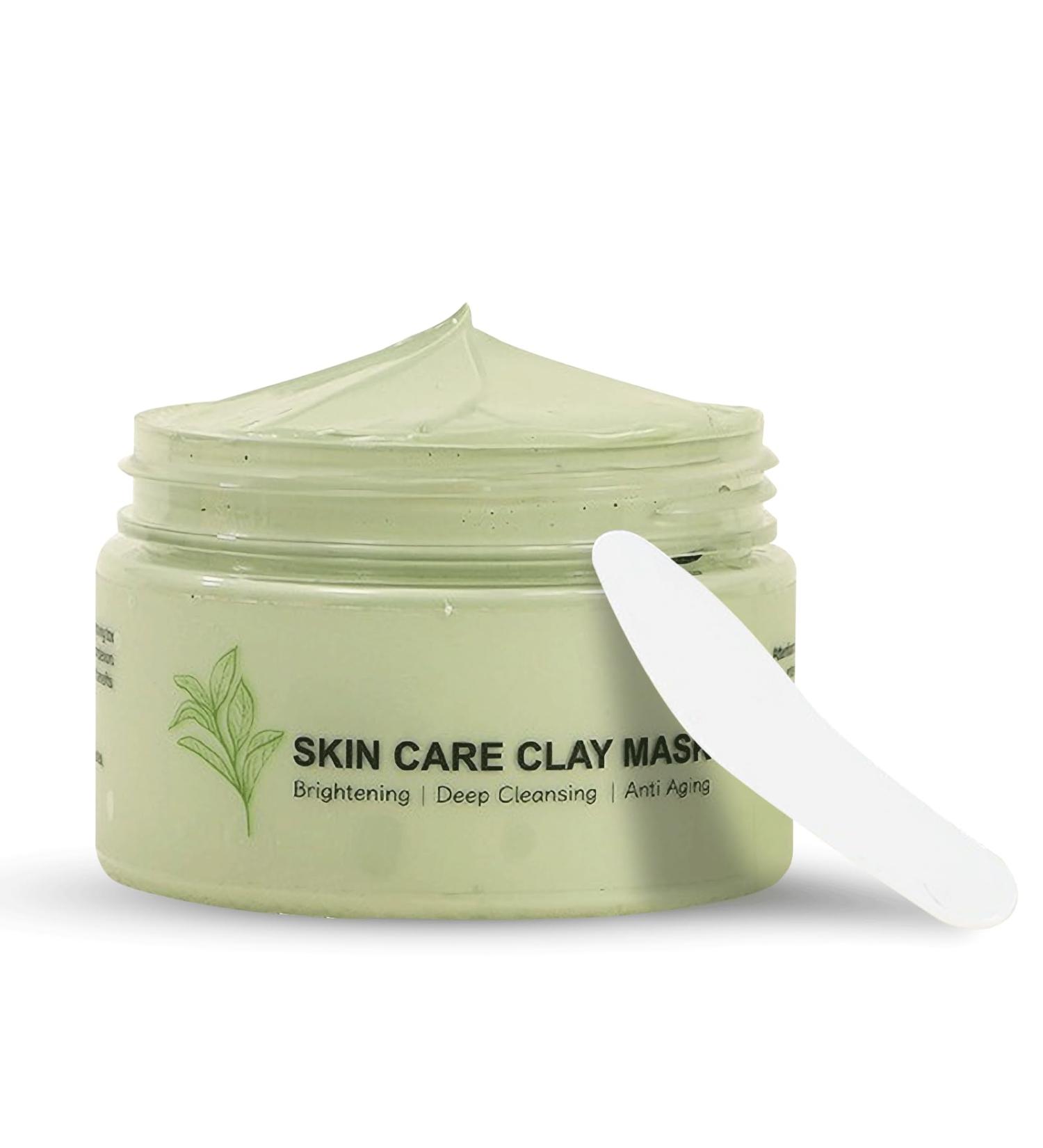 Dead Sea Mask Refining Pores Deep Cleansing Face Mask Skin Care Improve Blackheads Acne Dark Spots Even Skin Tone Face Mask Control Oil (Green Tea) - Buy Online on GoSupps.com
