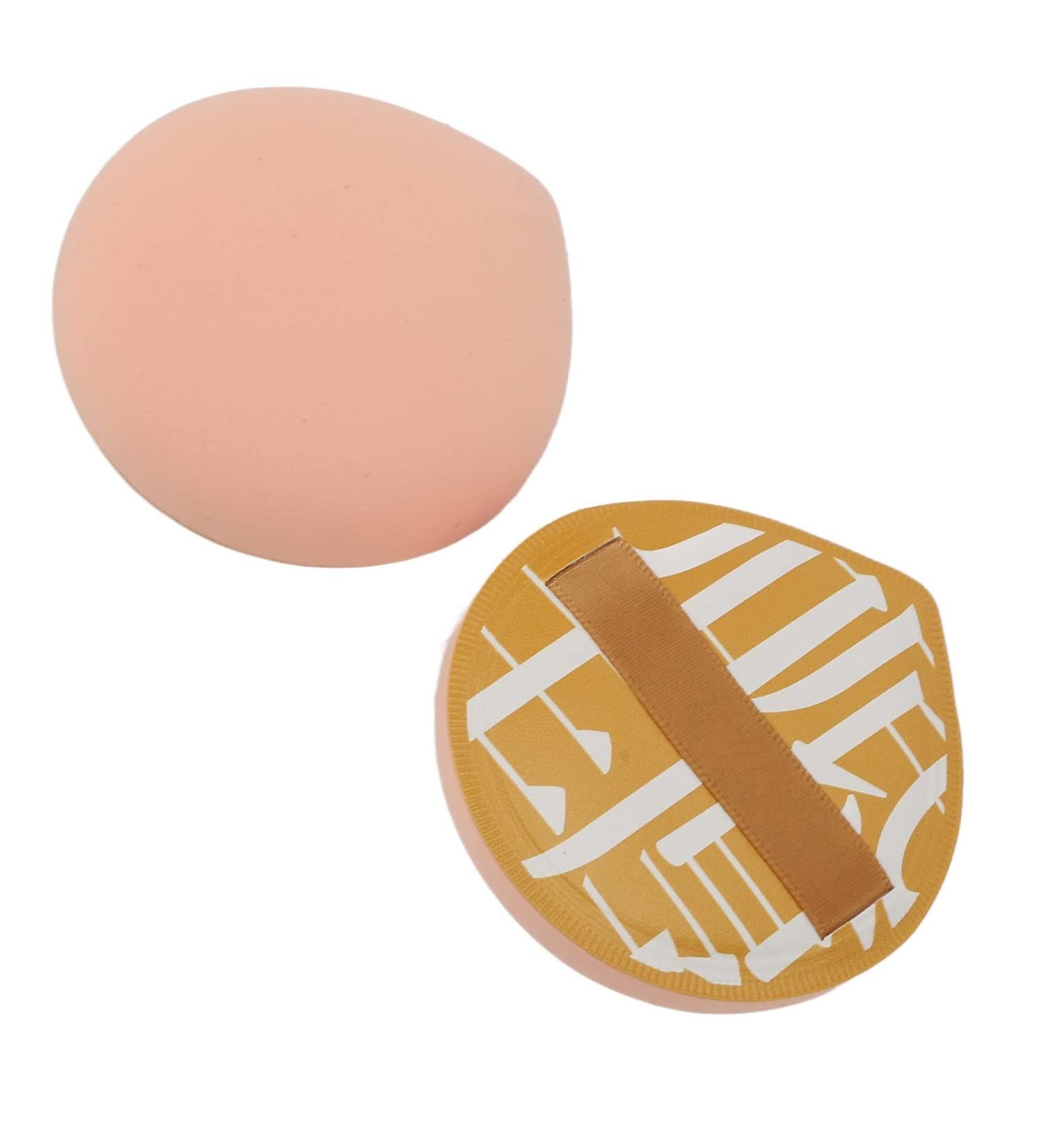 Powder Puff Ultra Soft Wet Dry Thickening Powder Pads for Cosmetics (Yellow) - Buy Online on GoSupps.com