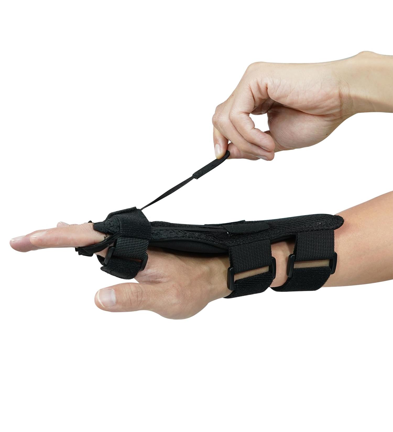 Adjustable Radial Nerve Palsy Splint - Finger Extension Brace for Drop Wrist & Injury Relief | Left & Right Hand Fit - Buy Online on GoSupps.com