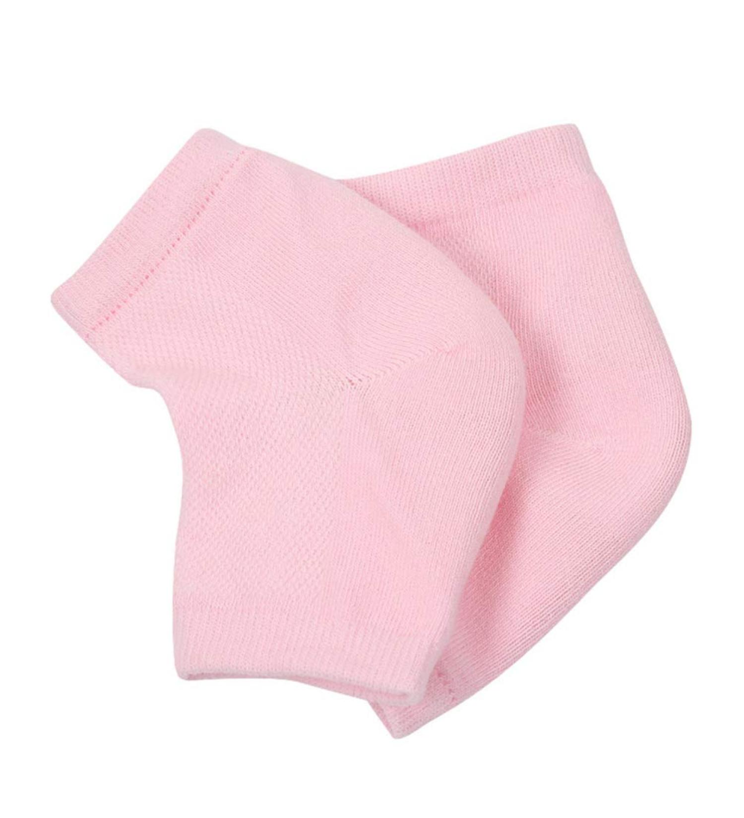 Minkissy Heel Socks - Silicone Gel Spa Socks for Cracked Heels & Dry Feet Repair | Moisturizing Cuff Support - Buy Online on GoSupps.com