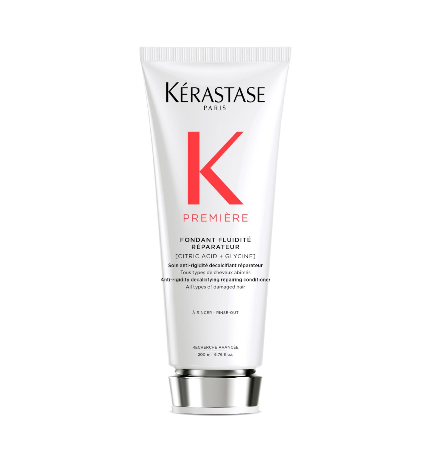 K rastase Premi re repairing and calcium -reducing flushing for damaged hair with citric acid and glycin fondant fluidit r parateur conditioner 200 ml