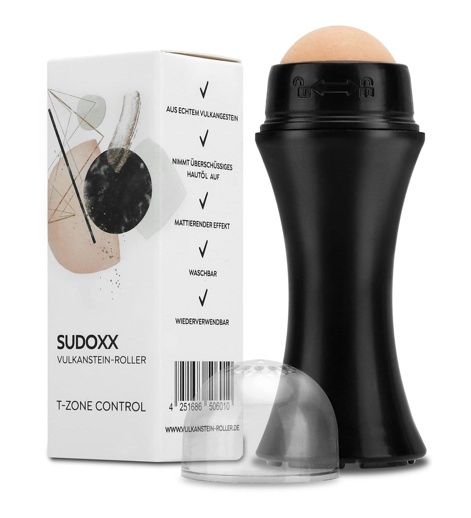Sudoxx Mattifying Volcanic Stone Roller | Oil-Absorbing Facial Roller for Oily Skin & T-Zone International Shipping - Buy Online on GoSupps.com
