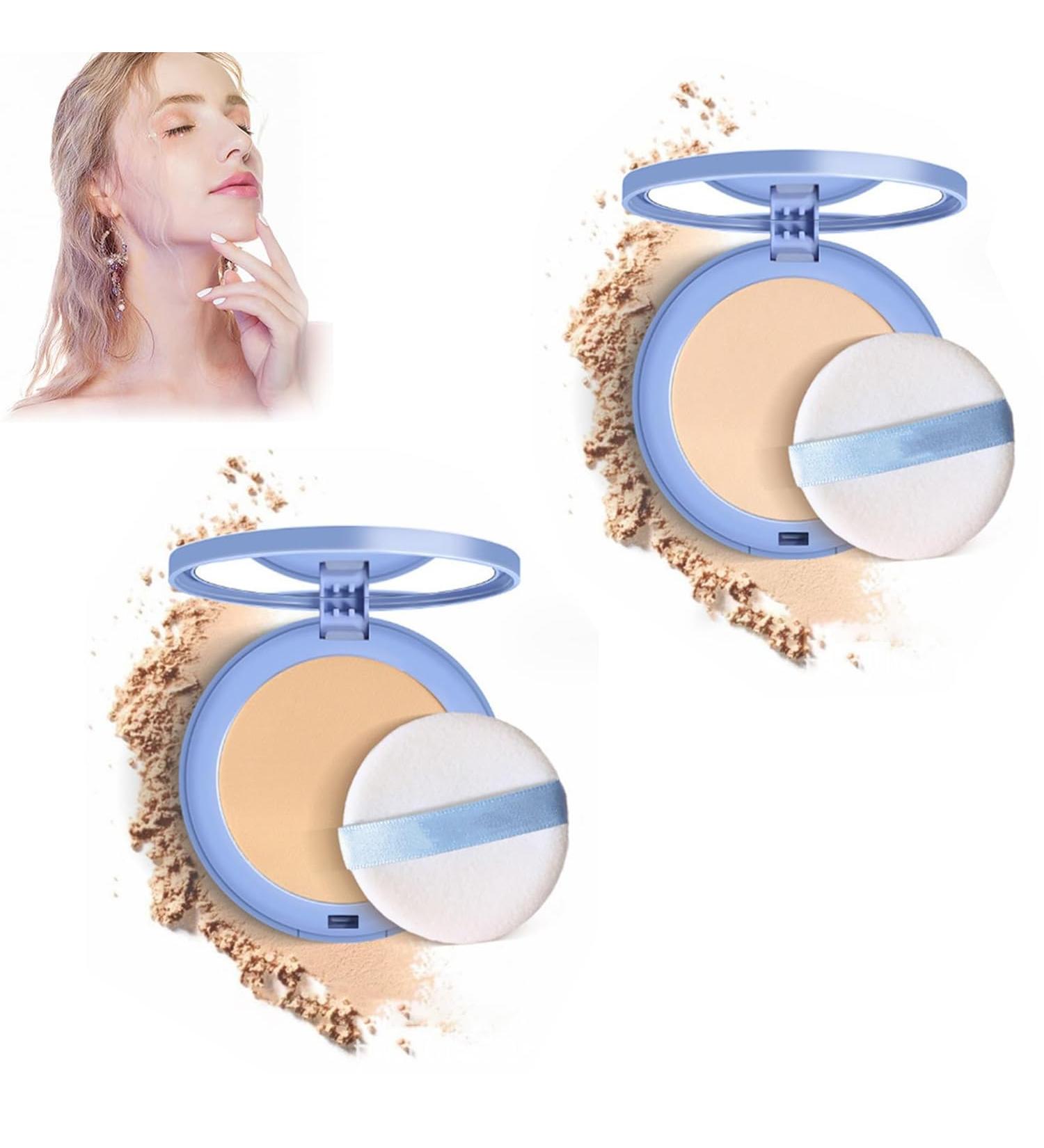 GAGK Matte Perfection Pressed Powder Matte Wet and Dry Powder Oil Control Face Pressed Powder Matte Smooth Setting Powder Waterproof Long Lasting Finishing Powder (Classic Ivory+Pure Beige) - Buy Online on GoSupps.com