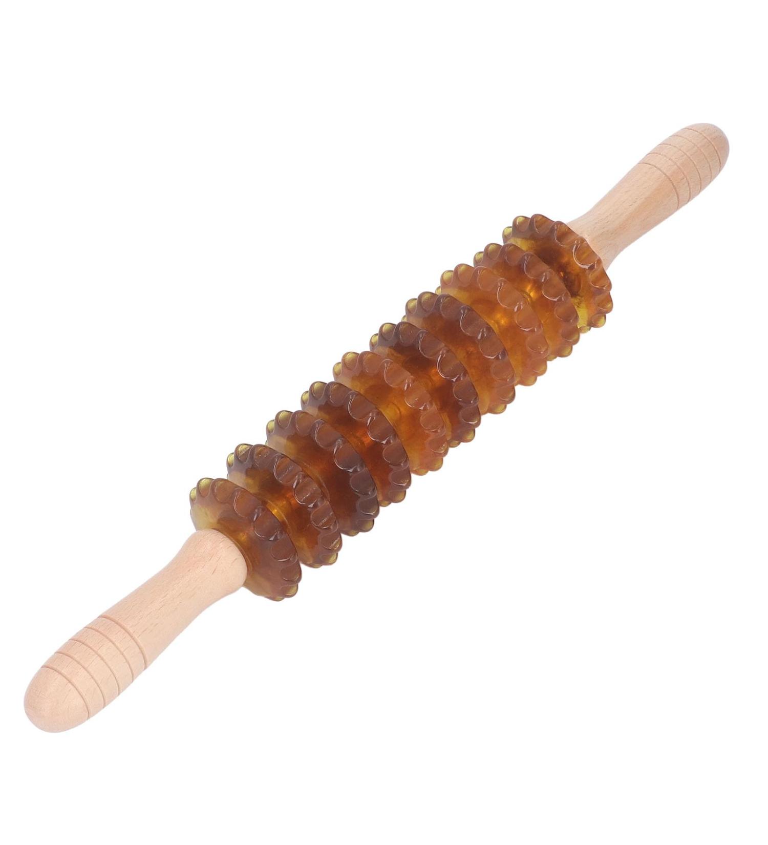 Cellulite Trigger Point Massage Tool - 10 Roll Hand-Held Lymphatic Drainage for Muscle & Fascia Relaxation | 360 Massager for Arms Legs Thighs Buttocks & Waist - Buy Online on GoSupps.com