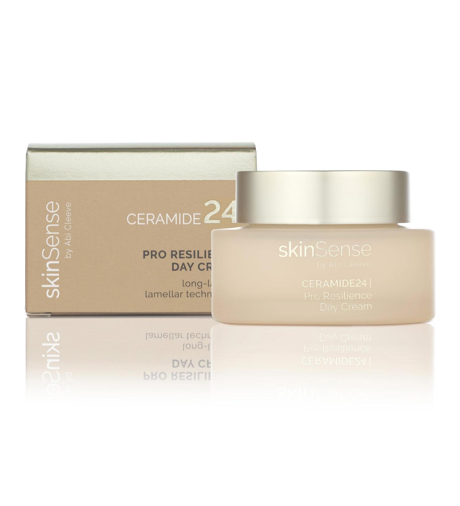 SkinSense Ceramide24 Pro-Resilience Day Cream 50ml. Anti-Ageing Day Cream for Women Ceramide Skin Repair Nourishing Face Cream for Women - Buy Online on GoSupps.com