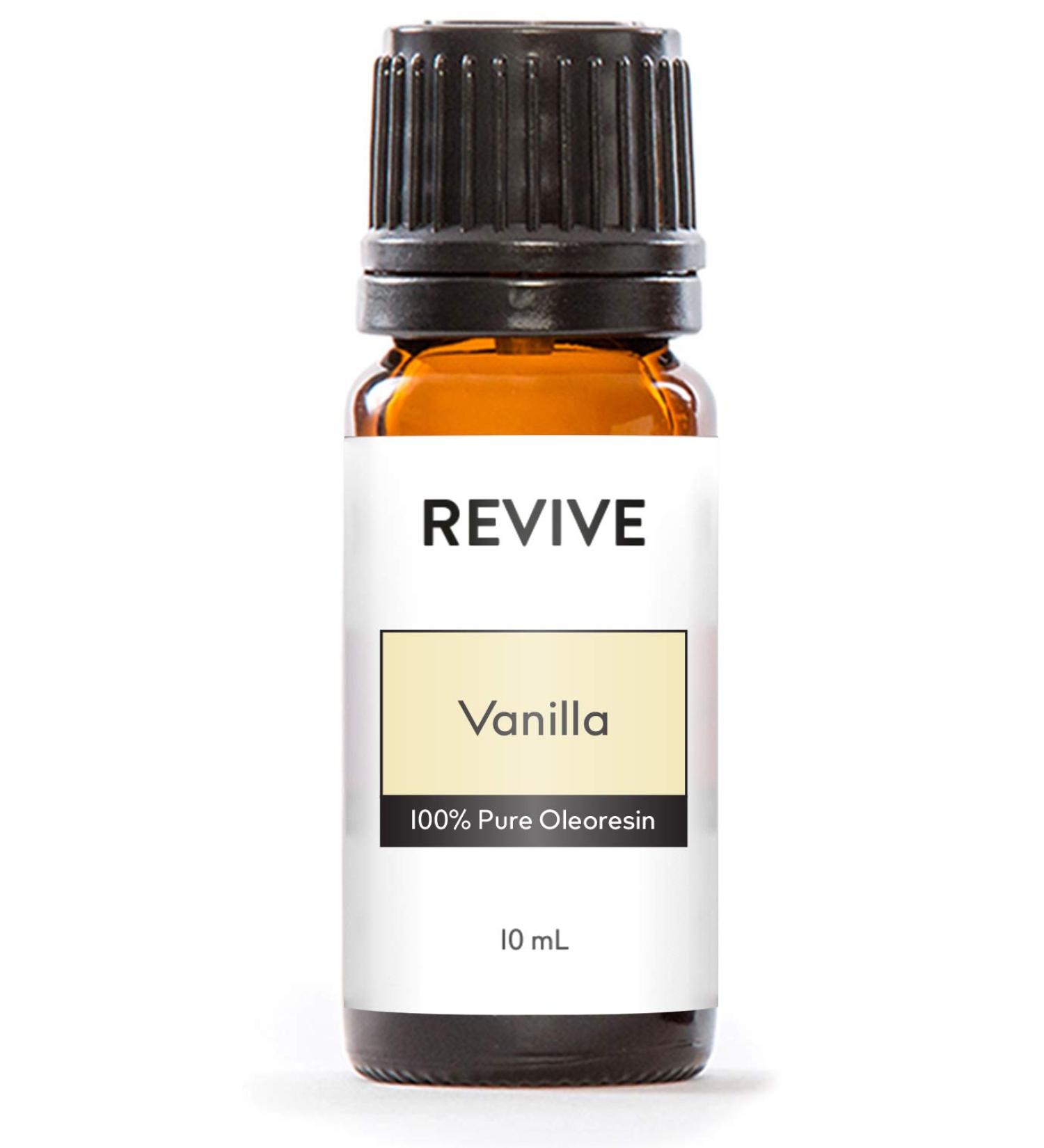 Vanilla Essential Oil by Revive - 100% Pure Therapeutic Grade for Diffuser Aromatherapy Massage & Skin Care - International Shipping - Buy Online on GoSupps.com
