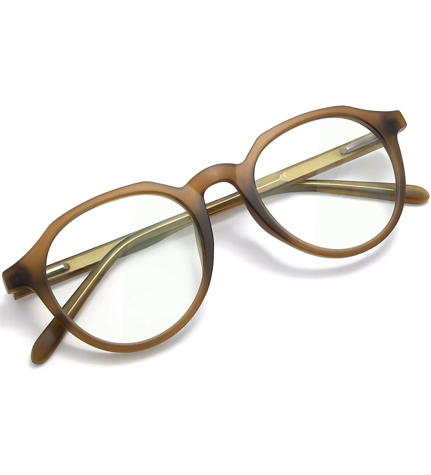 Joopin Blue Light Filter Glasses for Men & Women | Vintage Brown Gaming & Computer Glasses - Buy Online on GoSupps.com