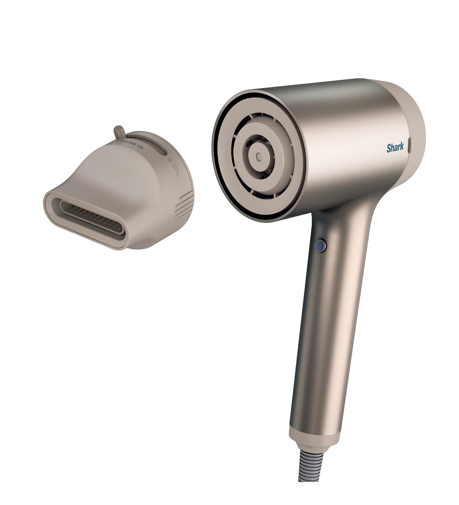 Shark HD102C Blow Dryer HyperAIR Fast-Drying with IQ 2-in-1 Concentrator Ionic No Heat Damage for All Hair Types Stone - Buy Online on GoSupps.com