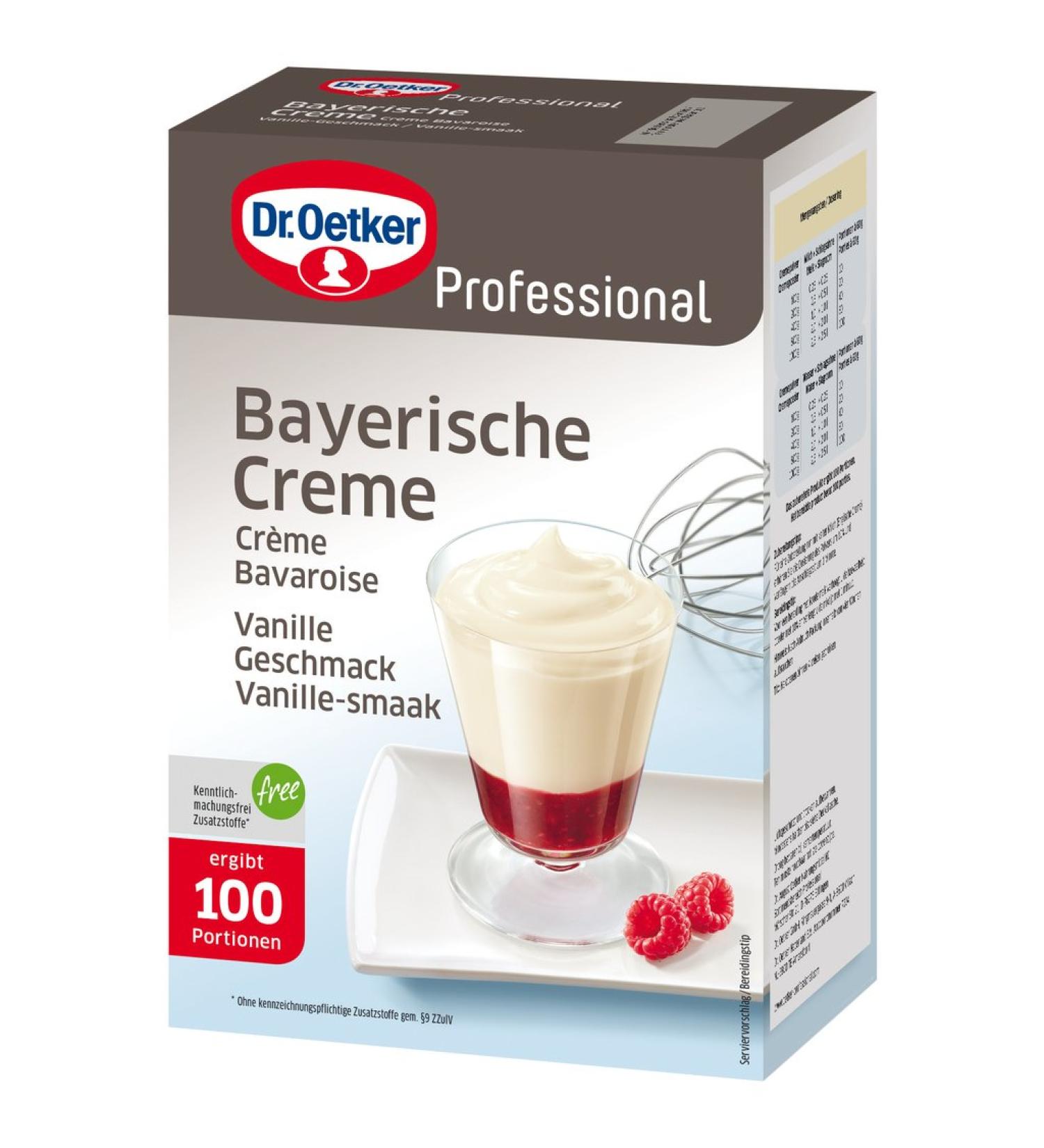 Buy Dr. Oetker Professional Bavarian Cream Powder (1 kg) - Premium Dessert Mix for Perfect Desserts | International Shipping Available - Buy Online on GoSupps.com