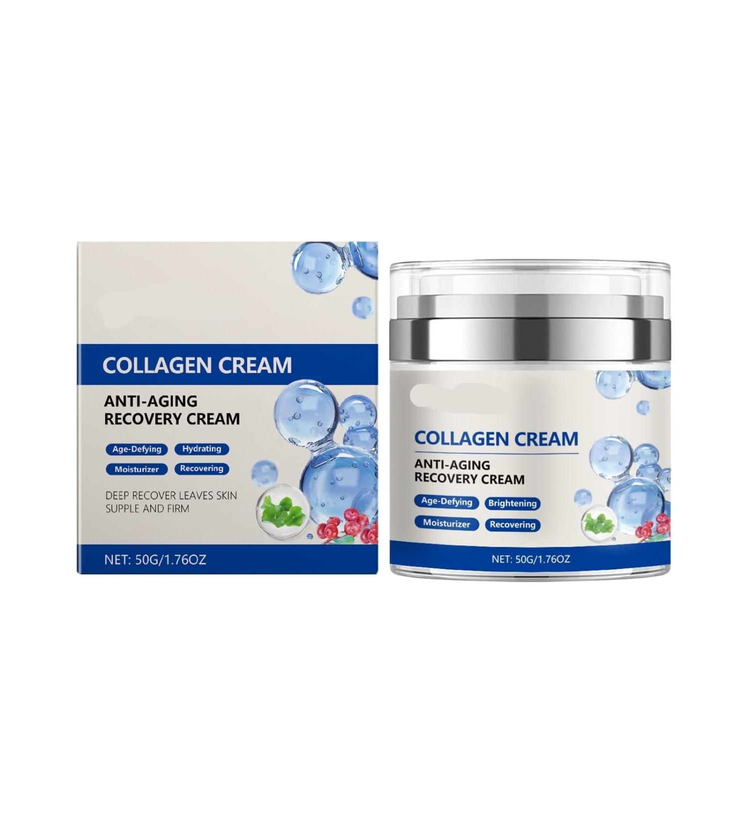DHKUYR Collagen Repair Cream - Deep Hydration Long-lasting Nourishment Skin Elasticity Boost Reduces Sagging Promotes(1PCs) - Buy Online on GoSupps.com