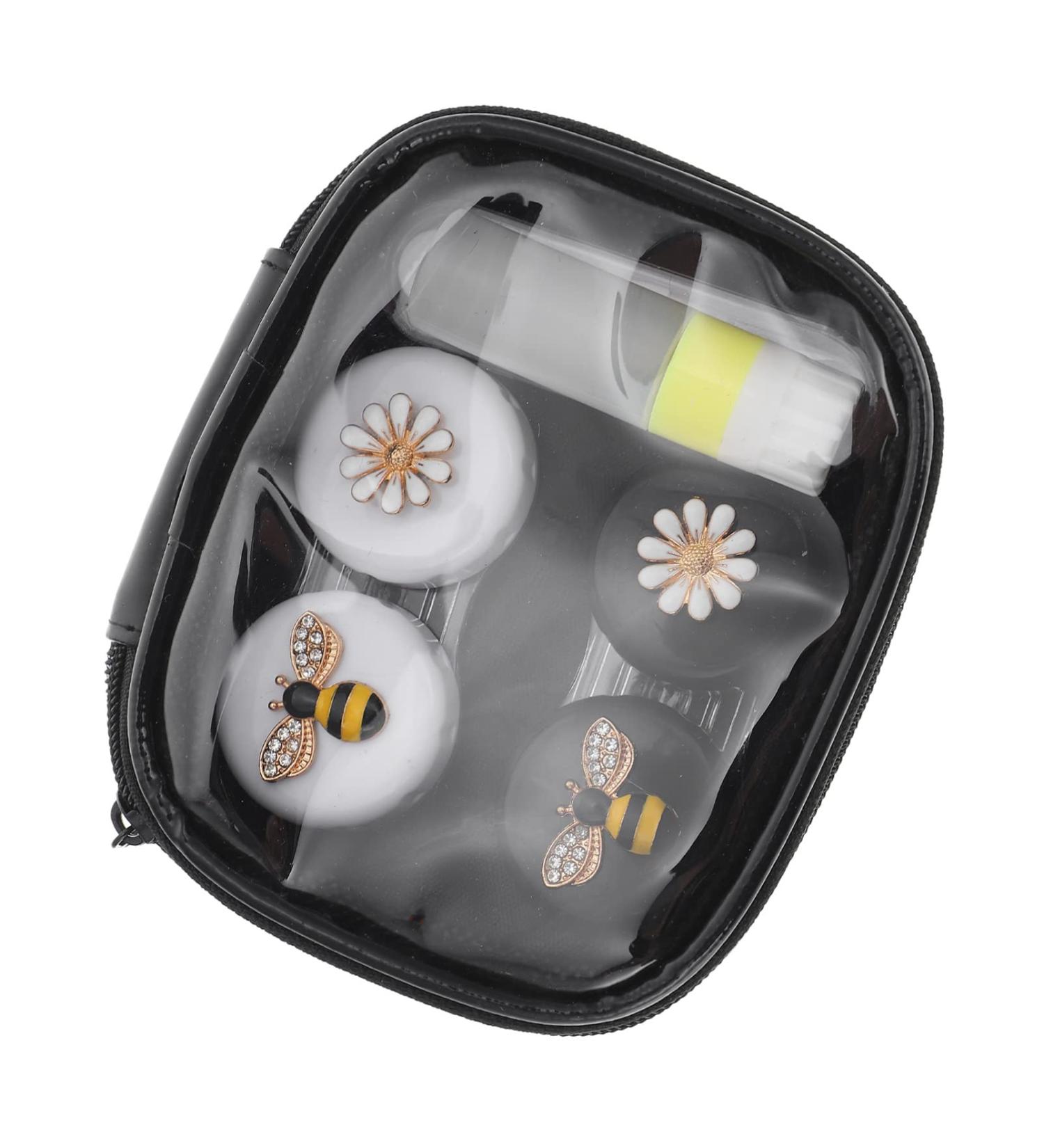 Exceart Mirror Film & Stylish Contact Lens Set - Premium Portable Holder Mini Box & Color Options - Buy Online on GoSupps.com