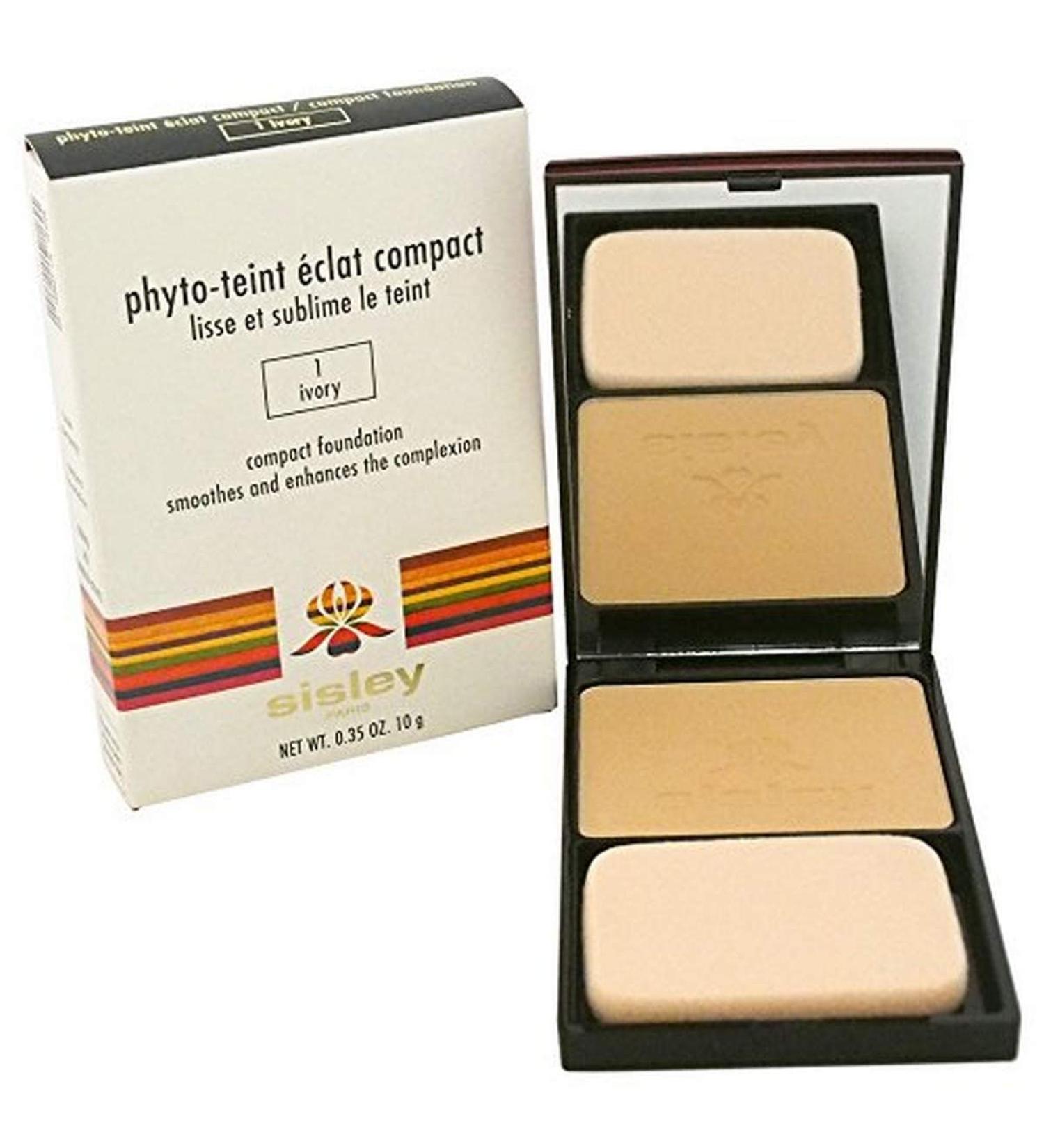 Sisley Phyto-Teint Eclat Compact Foundation 1 Ivory - Buy Online at [Your eCommerce Company] - Buy Online on GoSupps.com