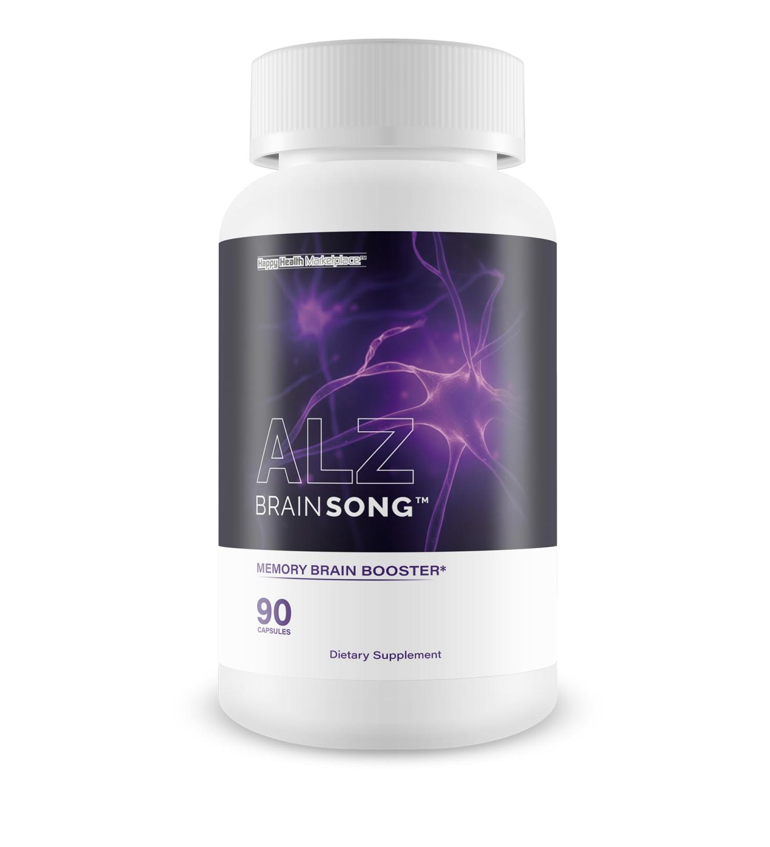 Alz Brain Song - Our Best Focus Memory Supplements Highest Rating for Seniors - Focus Iq Brain Supplement - Brain Song for Better Memory Supplement for Seniors - Alpha Memo Master Brain Supplement - Buy Online on GoSupps.com