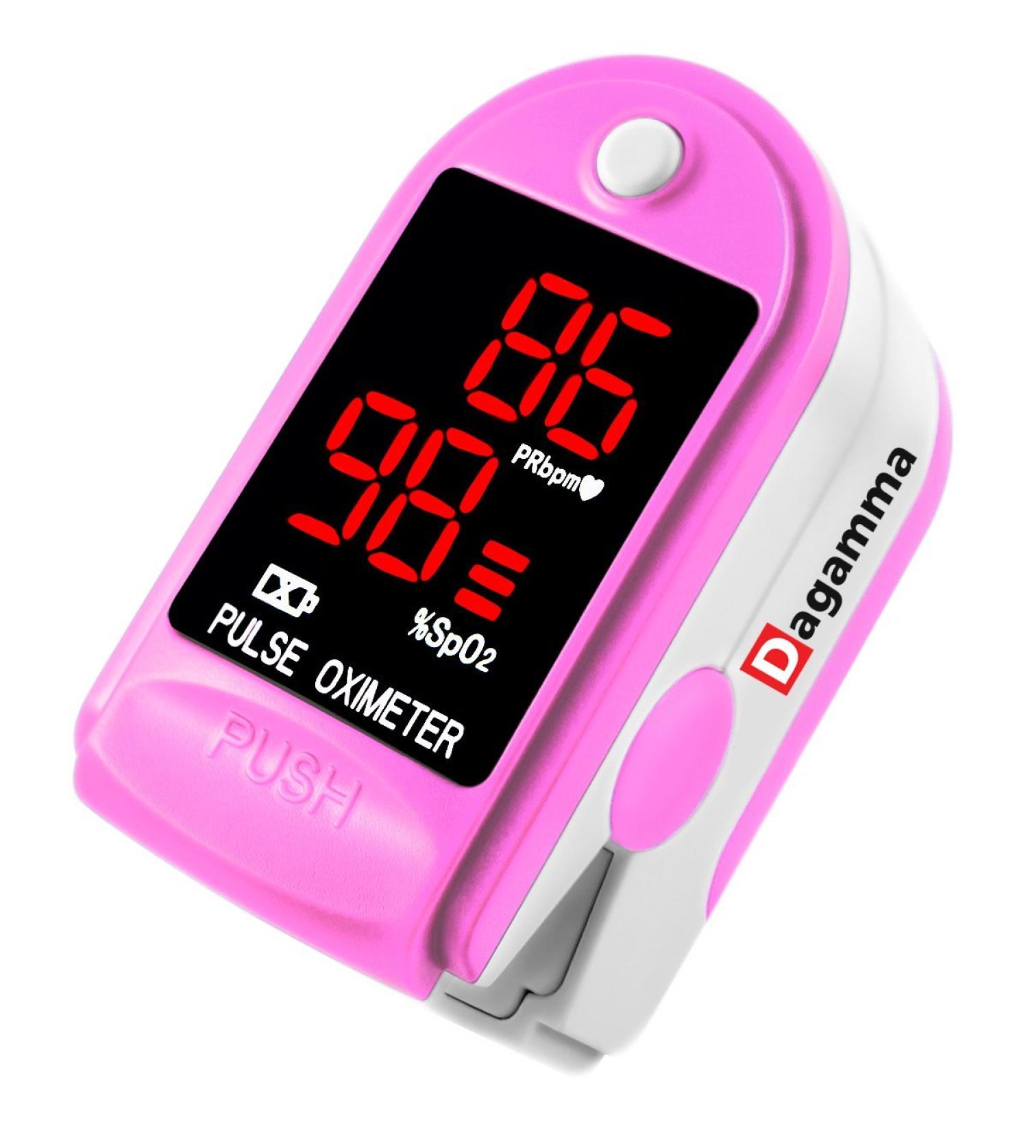 Buy Dagamma Finger Pulse Oximeter DP100 in Pink | Authentic Sports & Aviation Pulse Oximeter - Fast International Shipping - Buy Online on GoSupps.com