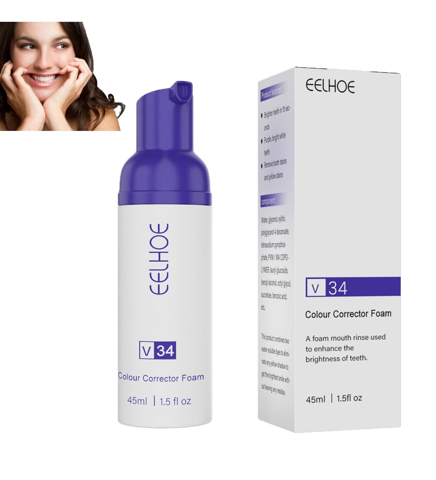 Purple Toothpaste for Sensitive Teeth | Color Correction & Whitening | Fresh Breath (45ml) - Shop Internationally - Buy Online on GoSupps.com