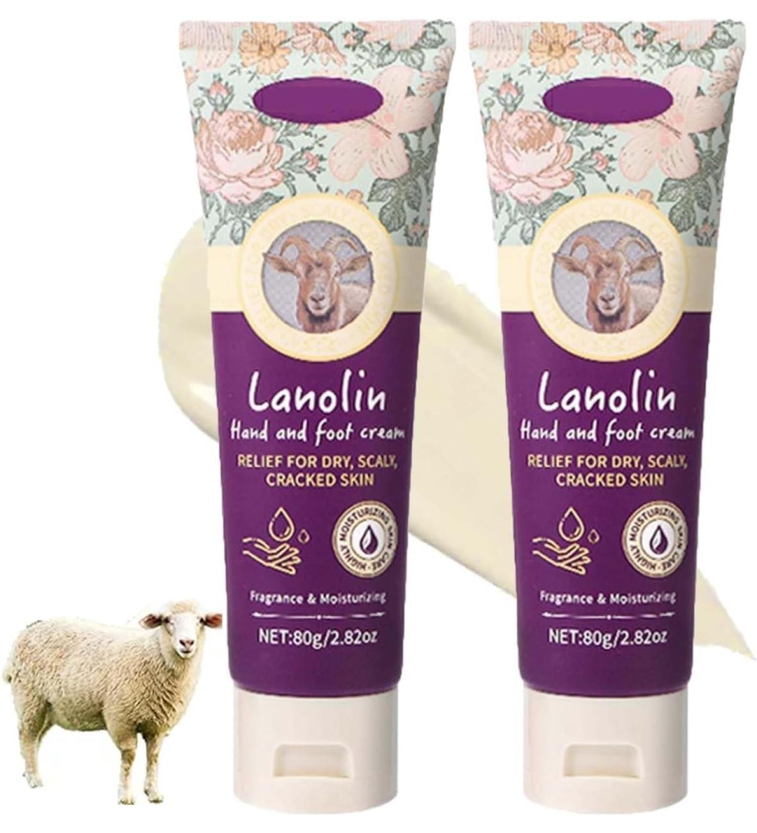 Cr me naturelle pour les mains et les pieds la lanoline peau s che et gerc e des mains et des pieds hydratation en profondeur barri re cutan e r paration polyvalente 2pcs - Buy Online on GoSupps.com