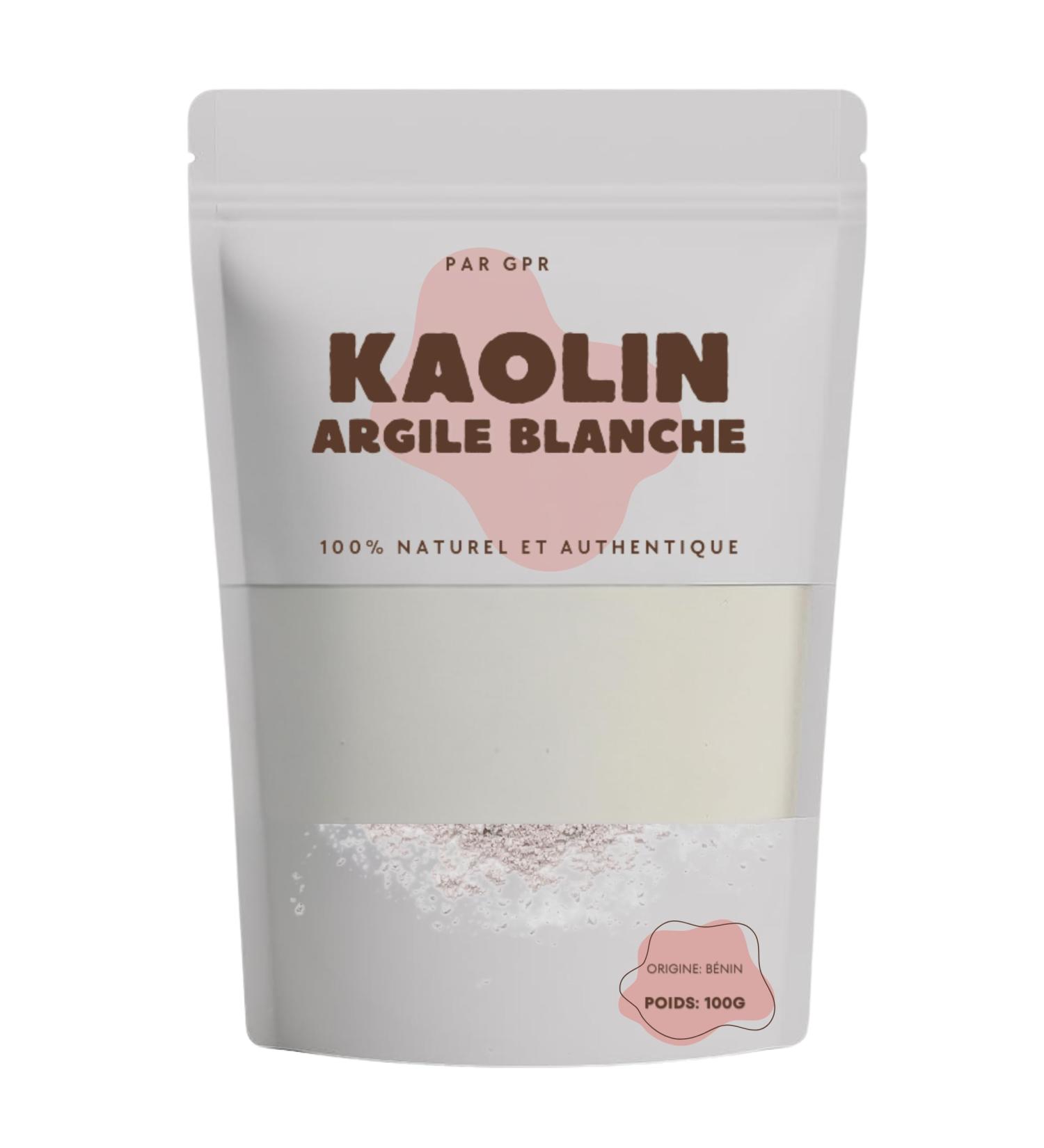 G n rique White Clay - Kaolin Powder - 100% Natural from Benin - Special Purifying Face Mask - Cosmetic Kaolin - 100 g - Buy Online on GoSupps.com