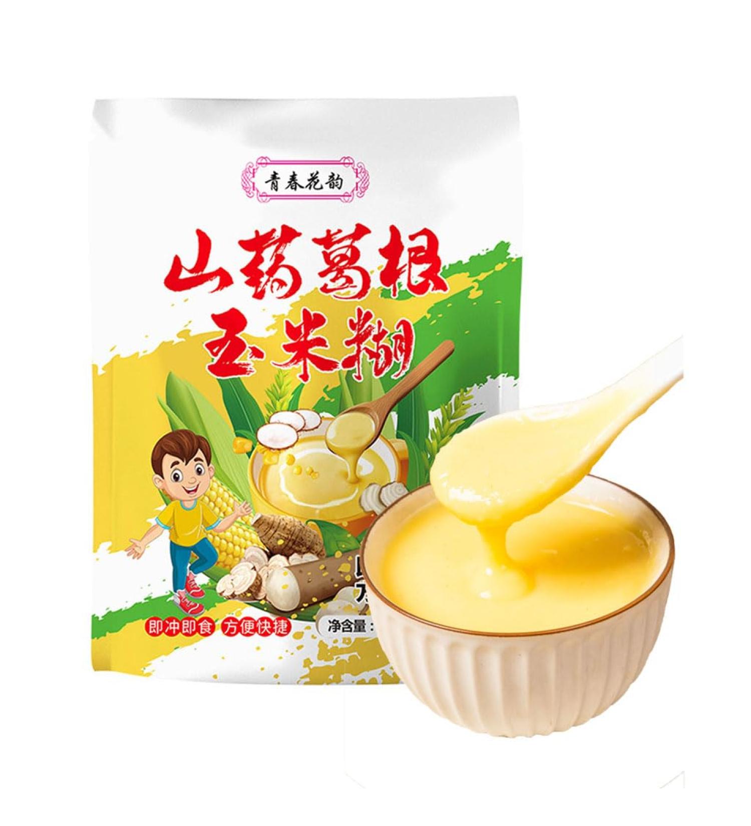 Mkostlich Yam Corn Soup Powder Yam Corn Starch Powder Soup Chinese Yam Starch Corn Soup Instant Breakfast Porridge 400g/Pack(Including 10 bags*40g) - Buy Online on GoSupps.com