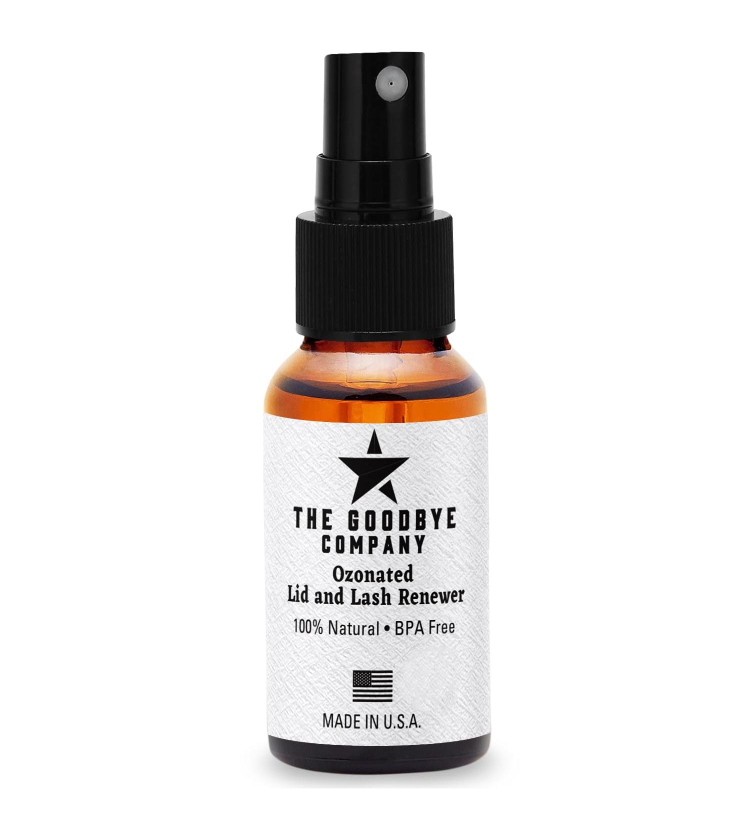 Goodbye Company Ozonated Lid & Lash Renewer - Hypochlorous Acid Spray Cleanser for Eyelids & Eyelash Extensions - 100% Natural Made in USA (30 mL - Buy Online on GoSupps.com