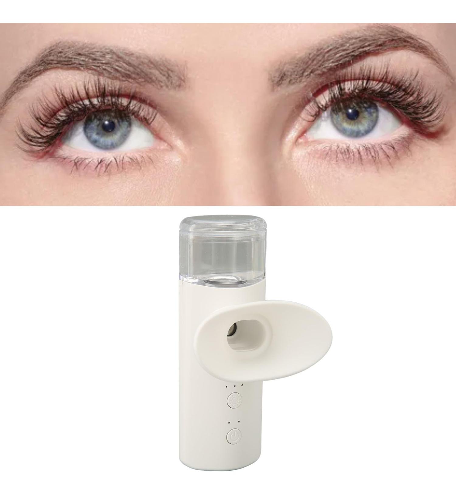 Nano Facial Mister Nano Ionic Eye Sprayer Hot Compress Handy Hydrating Moisturizing Relieve Fatigue 2 Modes Facial Eye Mister Travel Face Humidifier Atomizer for Lash Extension - Buy Online on GoSupps.com