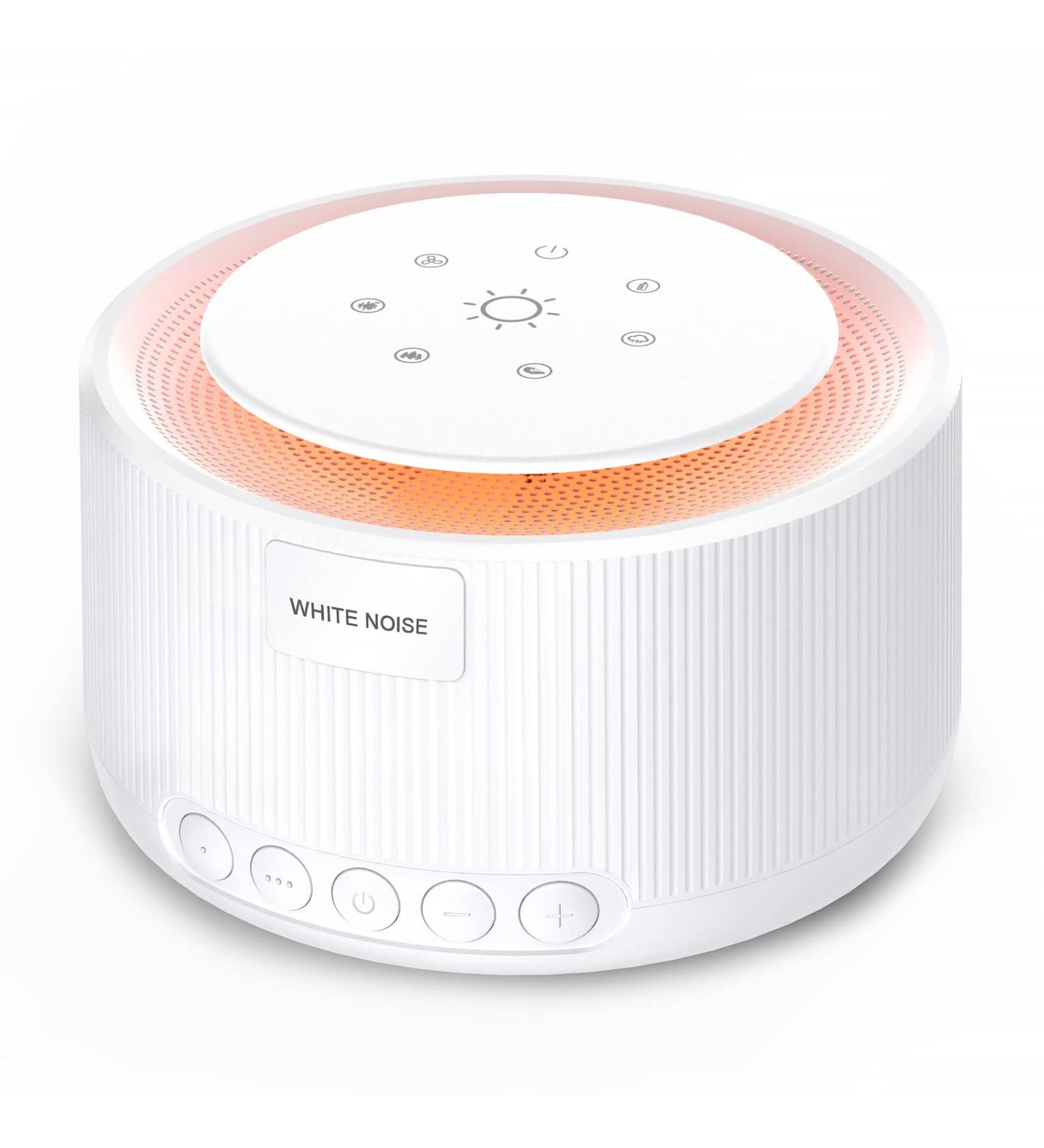 STYFSCP White Noise Machine - 30 Soothing Sounds, USB Adapter, Memory Function - Ideal for Baby, Kids, Adults - Buy Online on GoSupps.com