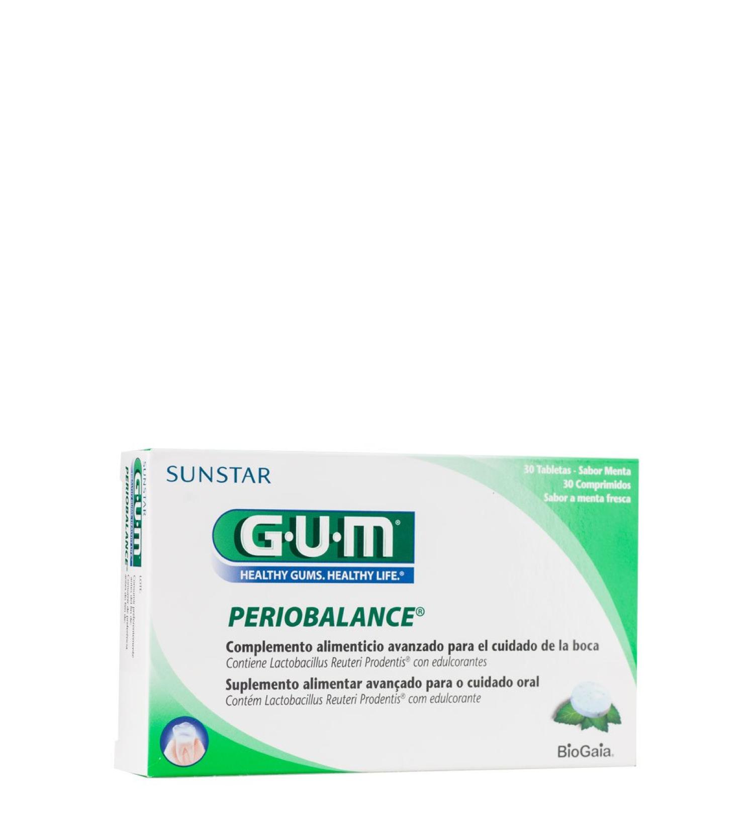 GUM Perio Balance Mint Lozenges Pack of 30 (1 Pack)