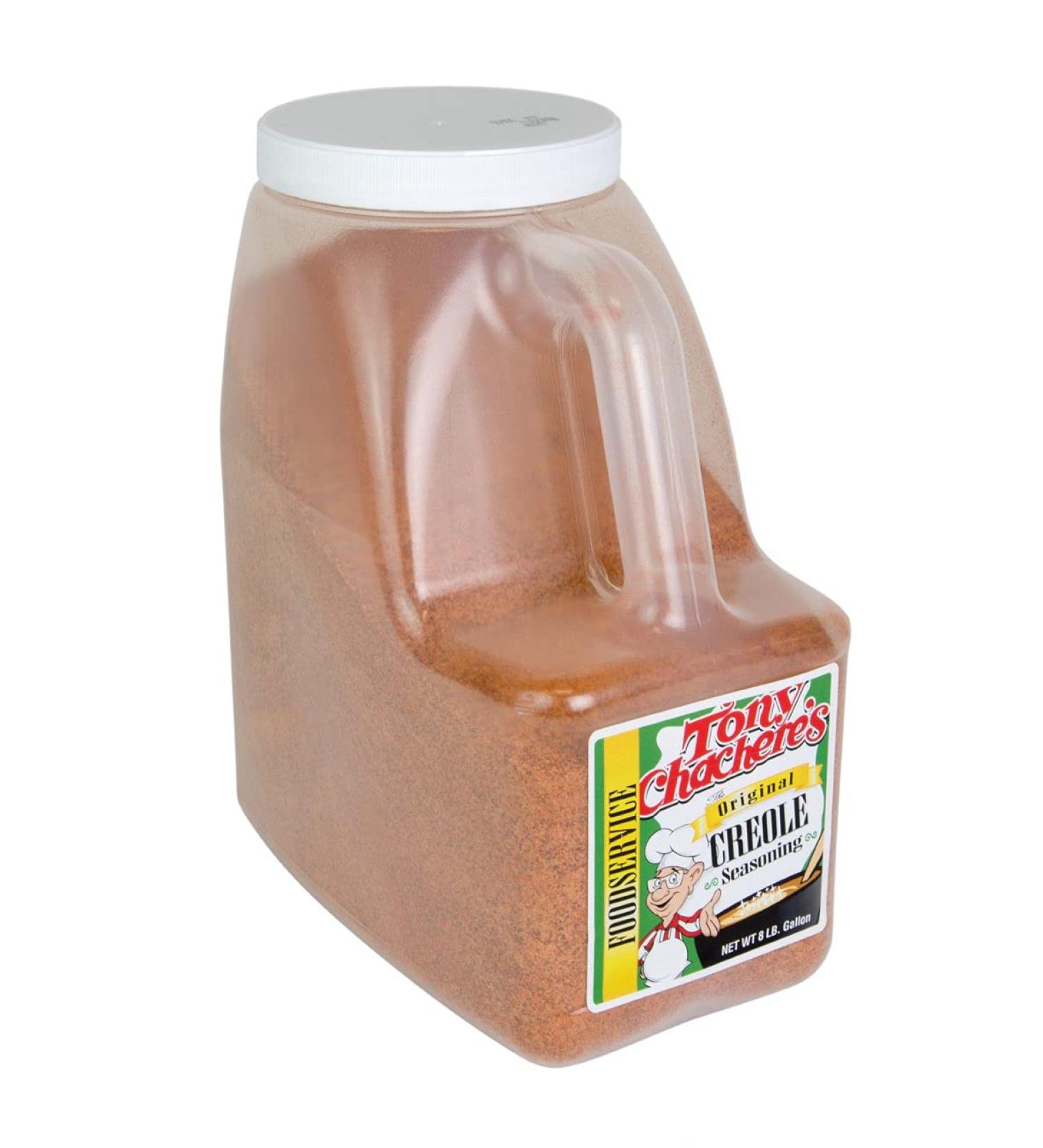 Tony Chachere Creole Seasoning Original 8lb - Authentic Creole Flavor, 128oz - Bulk Size for Home or Restaurant Use - Buy Online on GoSupps.com