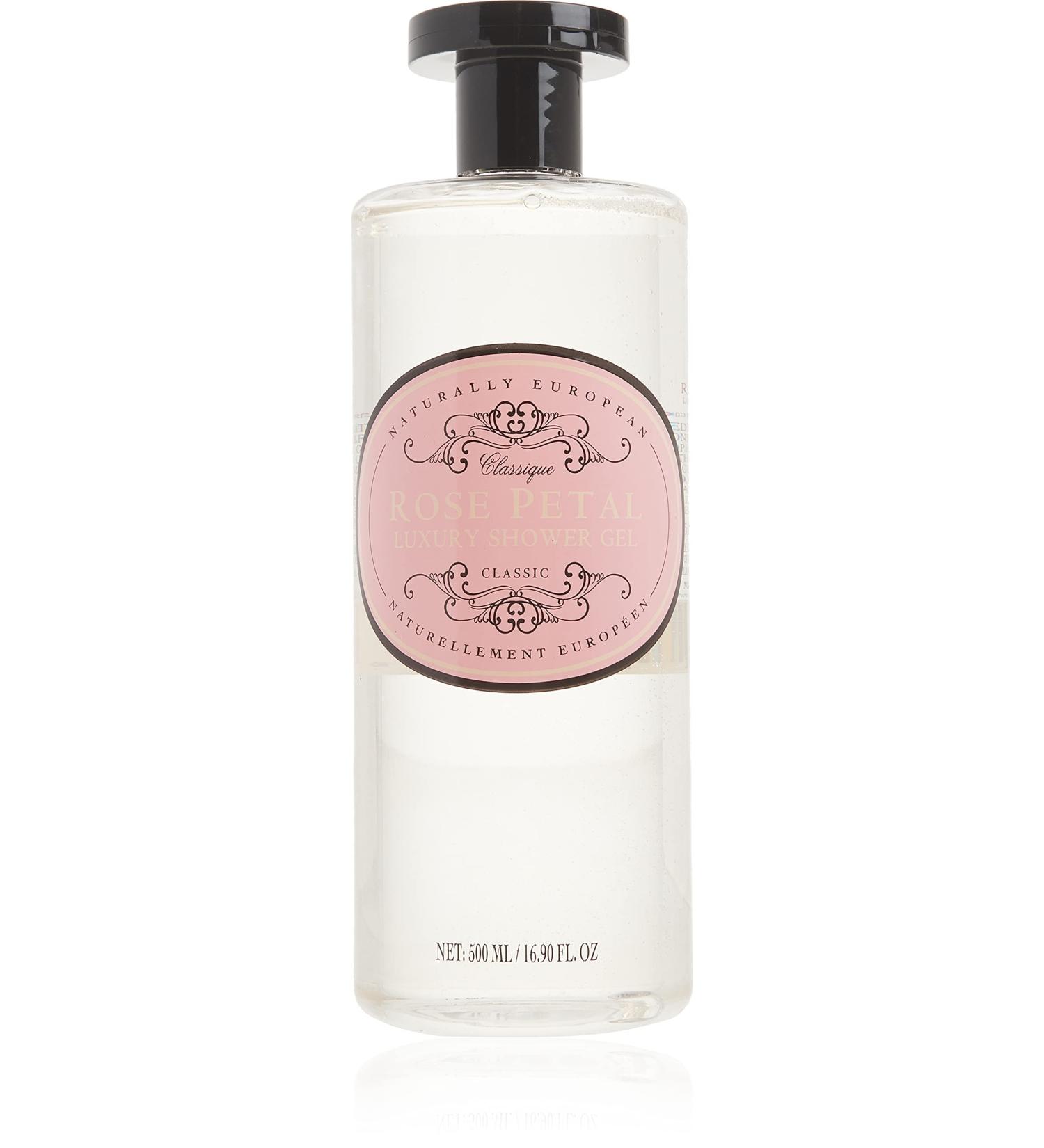 Naturally European Luxury Shower Gel - Rose Petal Infused | Shop Now - Buy Online on GoSupps.com