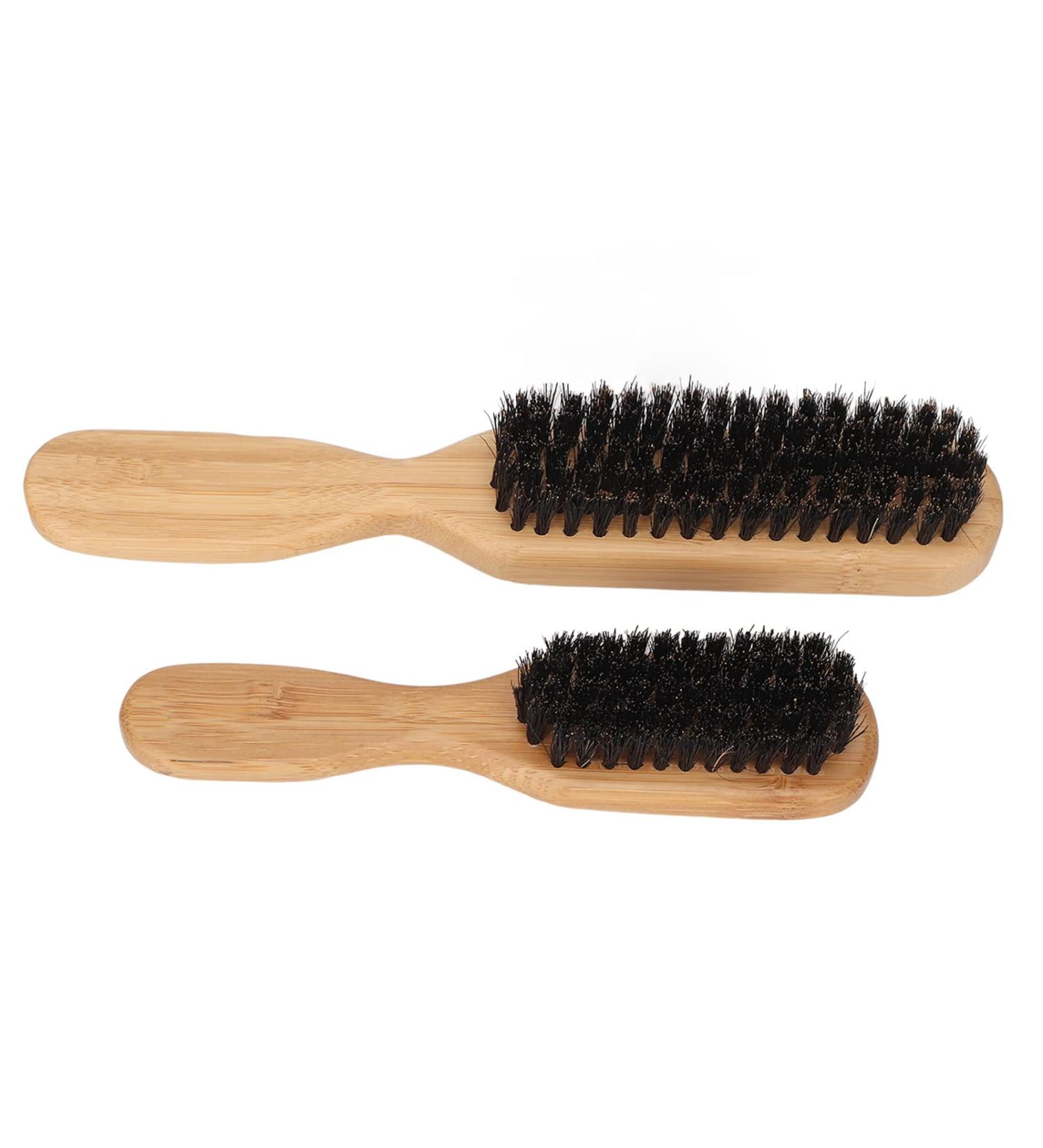 Ergonomic Bamboo Beard Brush for Men - Reinforced Handle Portable & Versatile Styling Tool - Buy Online on GoSupps.com