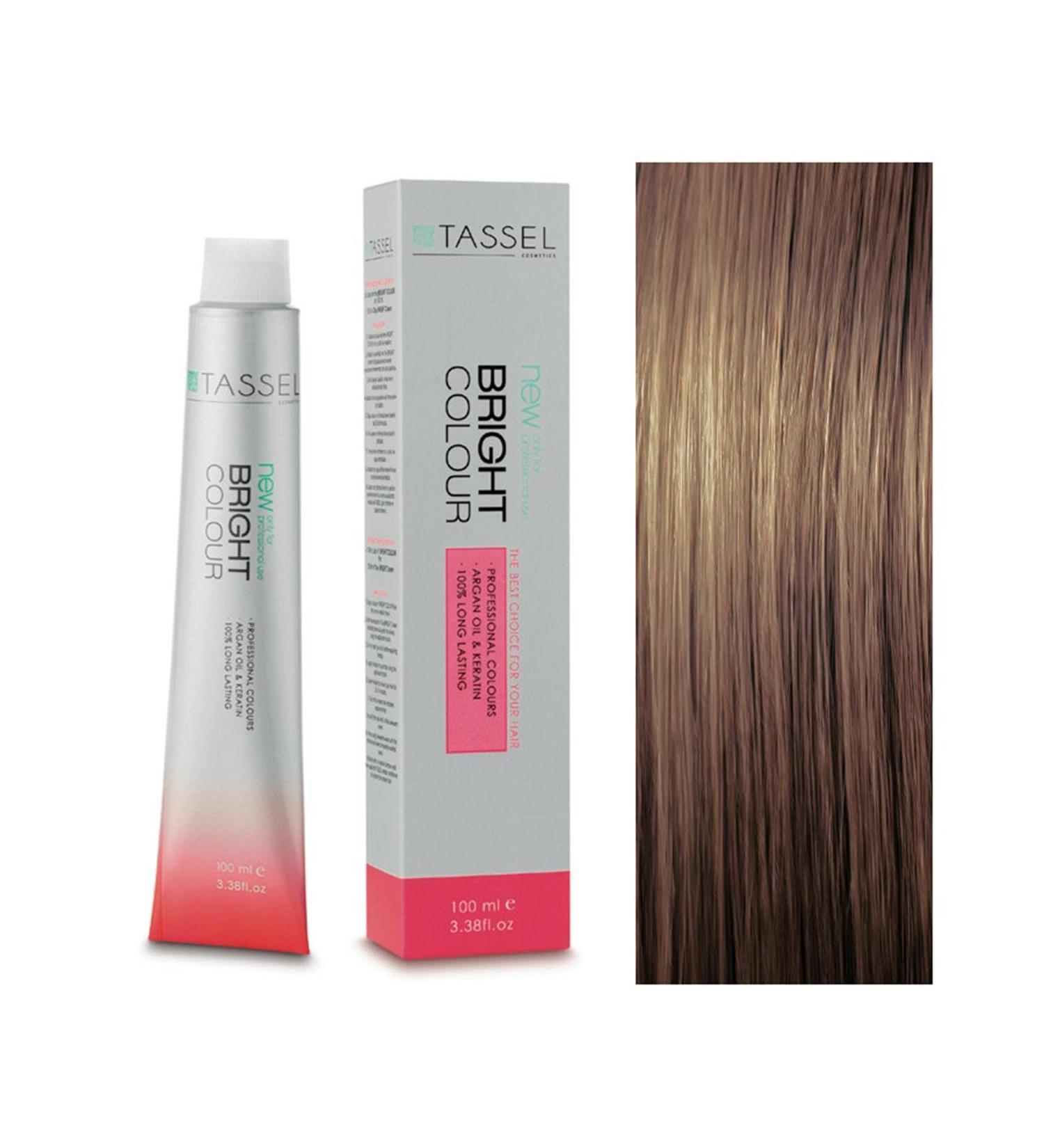 EUROSTIL 87 light blonde brown tint with argan oil and keratin 100 ml Tassel