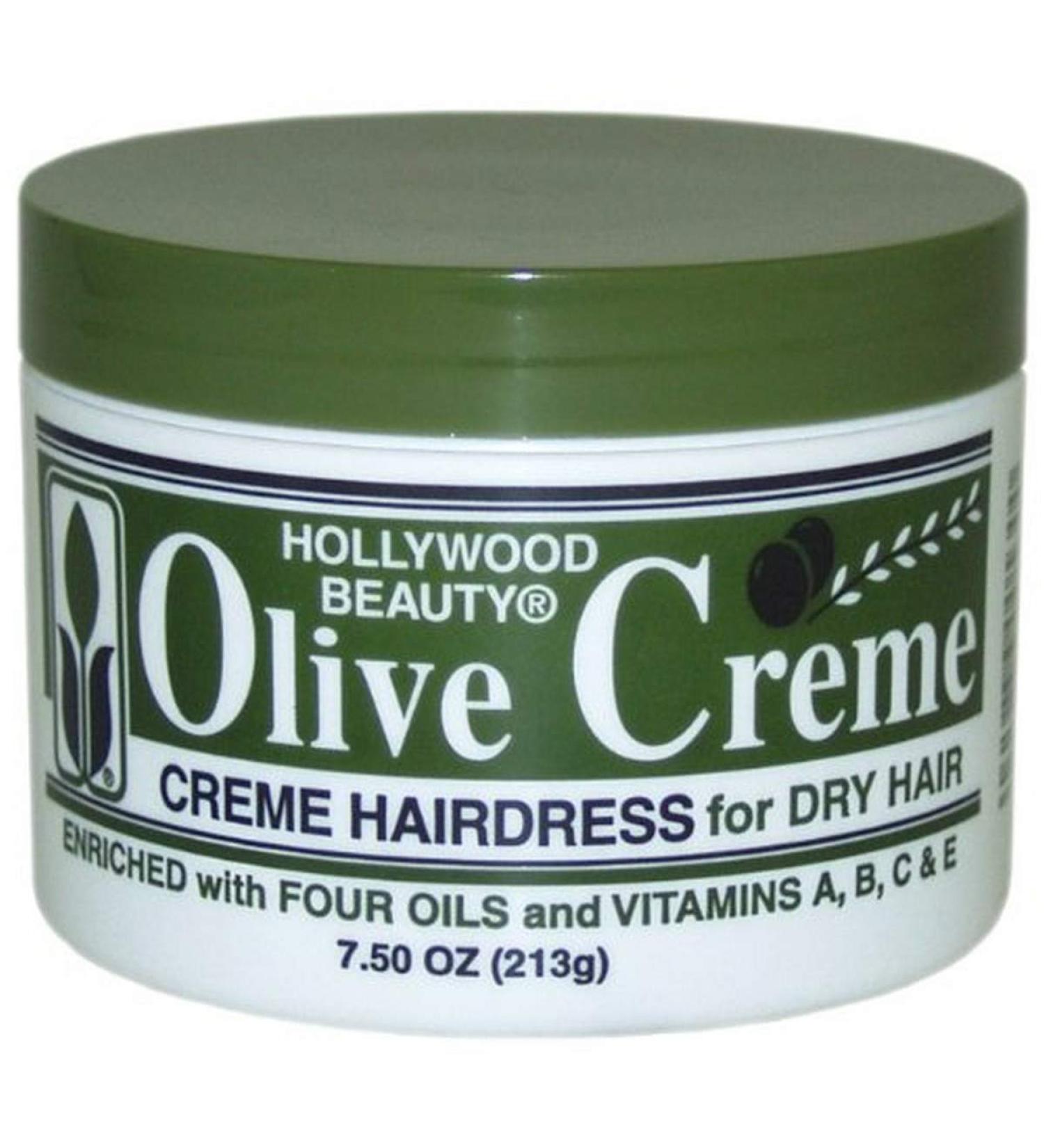 Hollywood Beauty Olive Cream Hairdress  7.5 Ounce