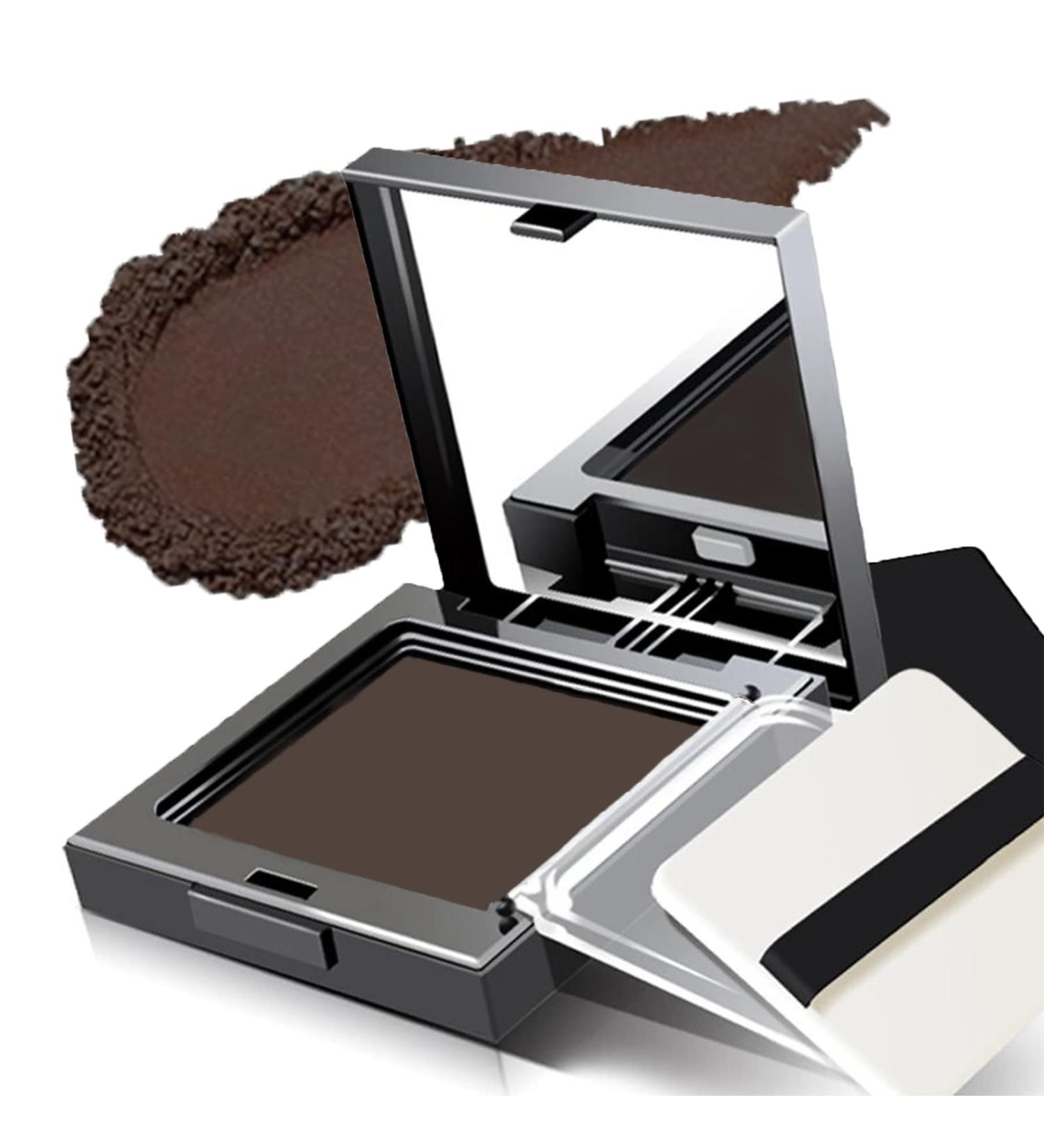 Instant Hairline Shadow Powder Cover Grey Hair for Hair Regrowth - Windproof & Sweatproof Root Concealer Long Lasting (Dark Brown) - Buy Online on GoSupps.com