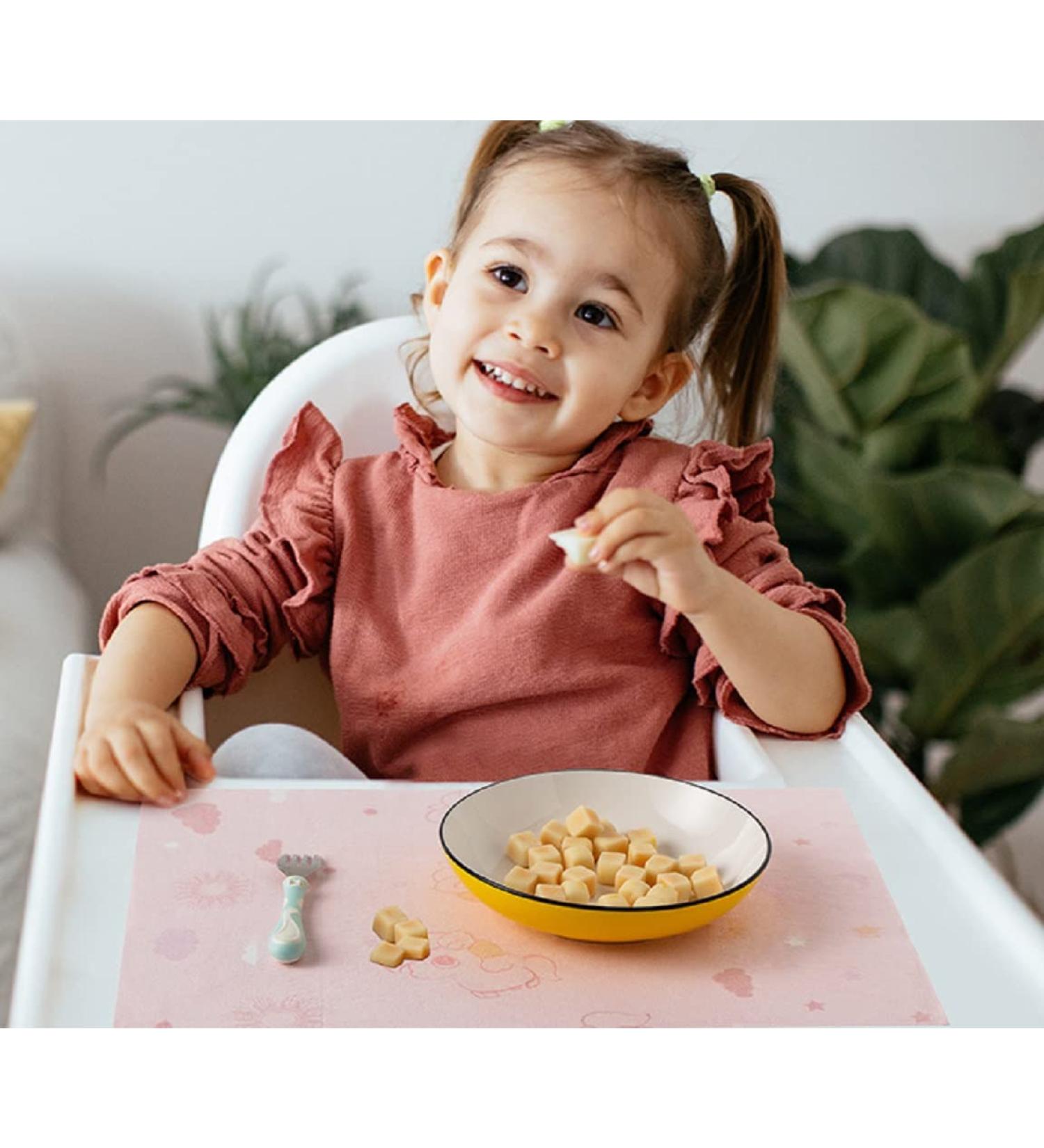 Baby Disposable Stick-On Placemats - Toddler Table Top Mats with Animal Alphabet Theme for Dining Fun - Buy Online on GoSupps.com
