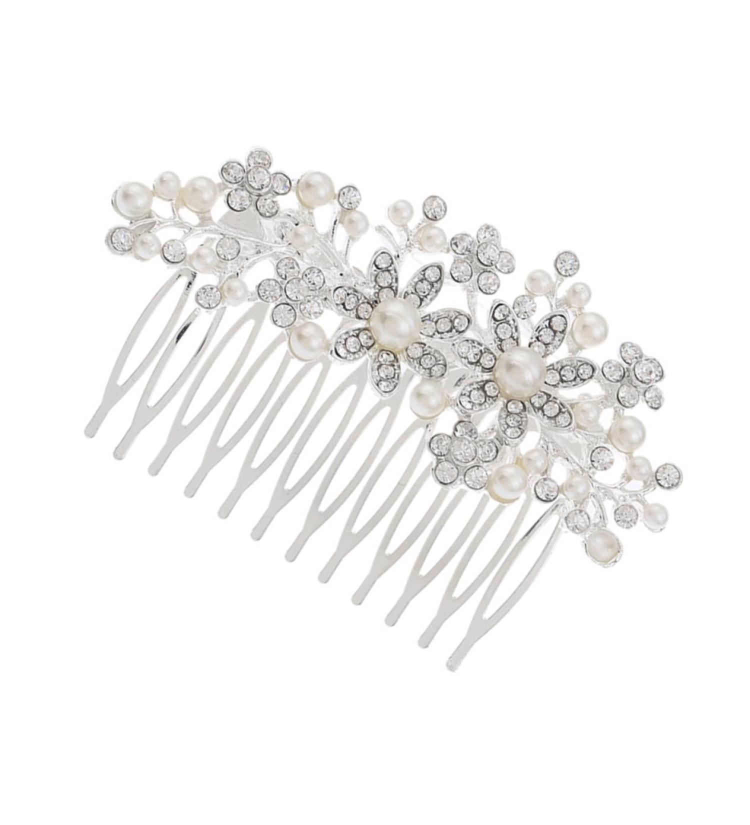 FRCOLOR Hair Accessory for Women Hair Jewels for Women Bridal Hair Clip Bride Hair Clip Pearl Hair Pin Women's Hair Clips Pearl Hair Clip Flower Hair Comb Makeup Earth Tones Miss - Buy Online on GoSupps.com