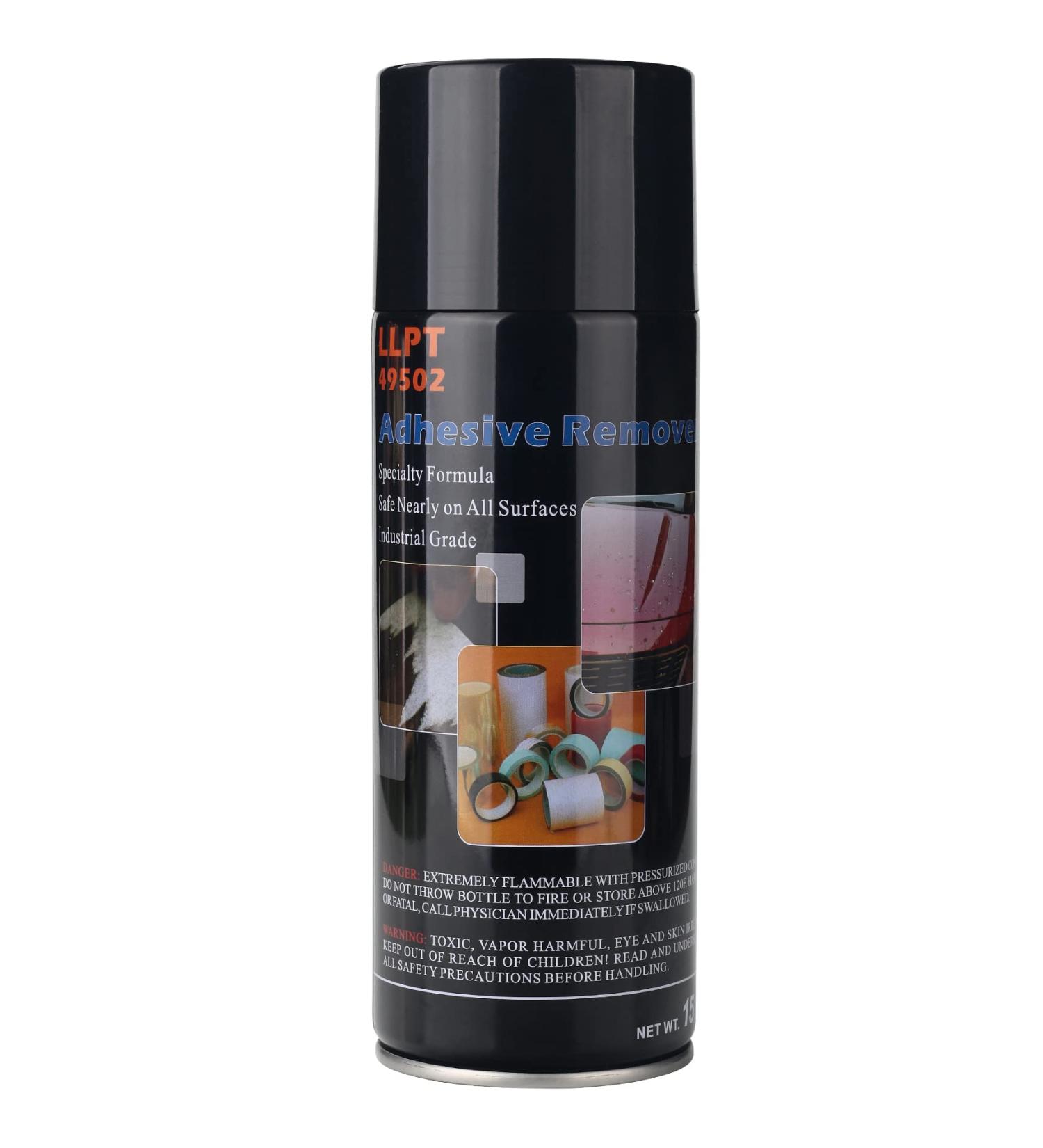 LLPT Adhesive Remover 15 fl oz Spray - Safe & Effective Label, Sticker, and Decal Removal for Residue, Tar, Grease, and Gum - Buy Online on GoSupps.com
